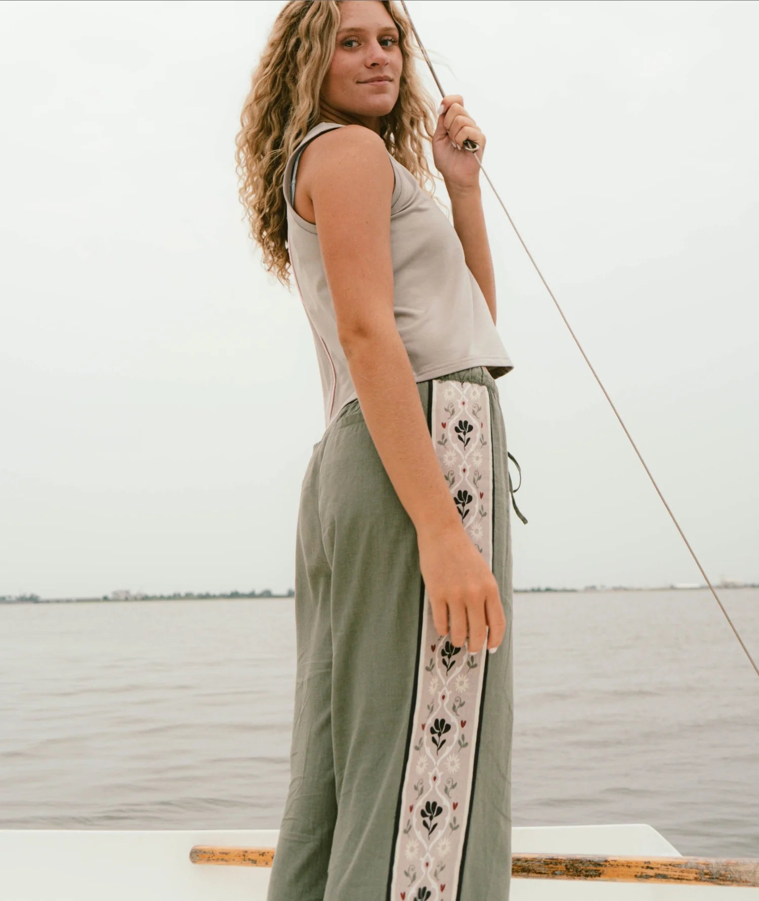 Montauk Pant - Agave