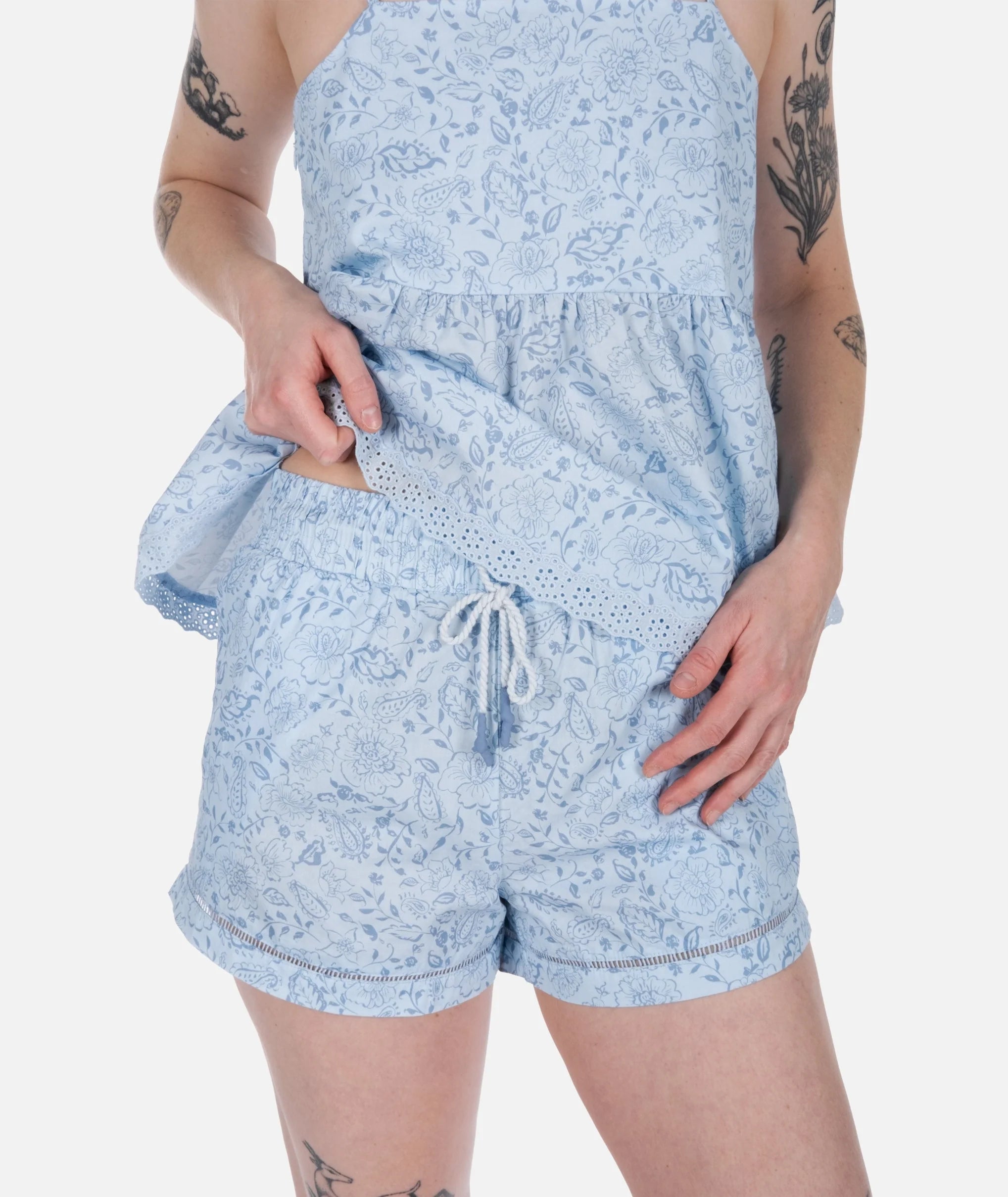Dune Cotton Short - Blue