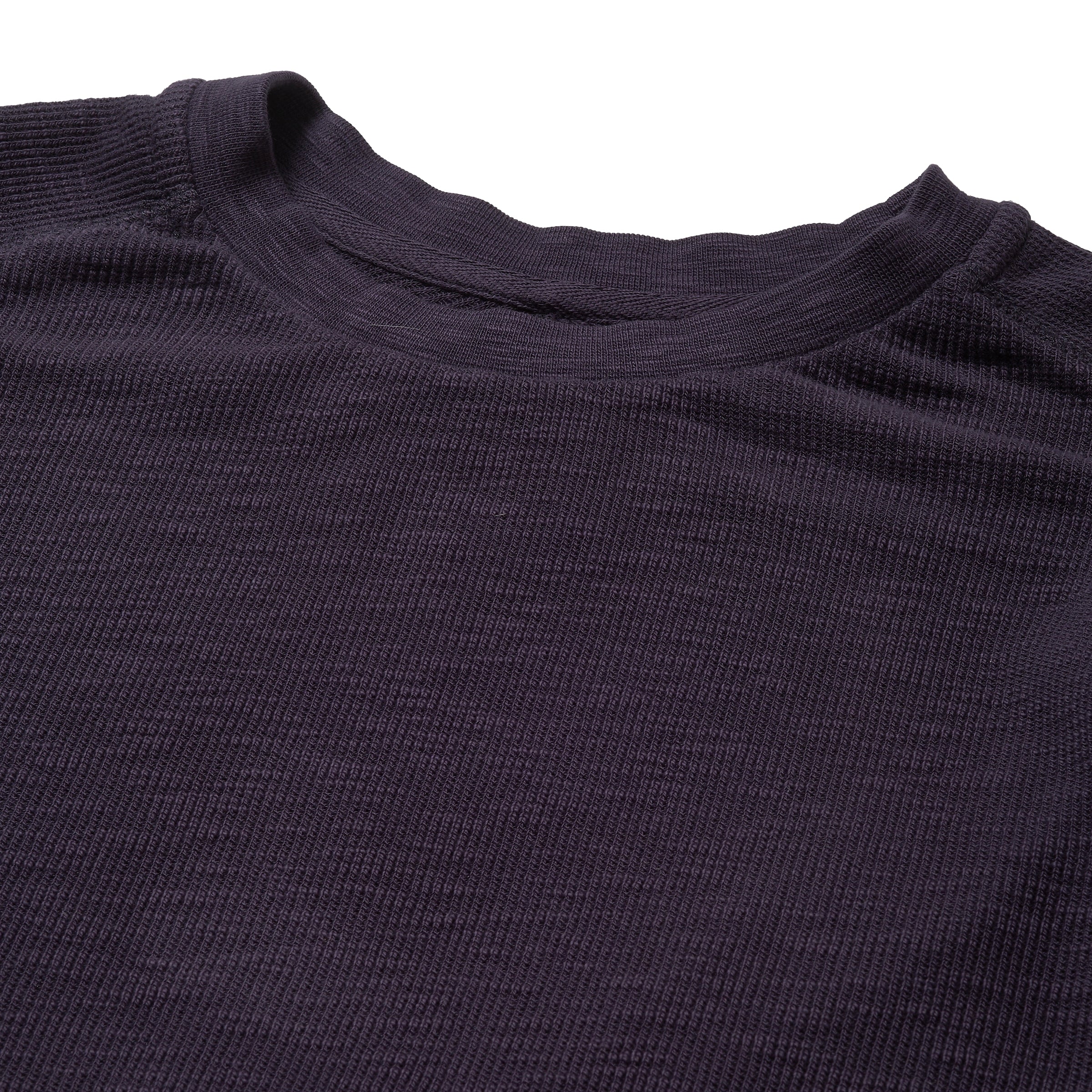 Clint Waffle Cotton Long Sleeve Crew