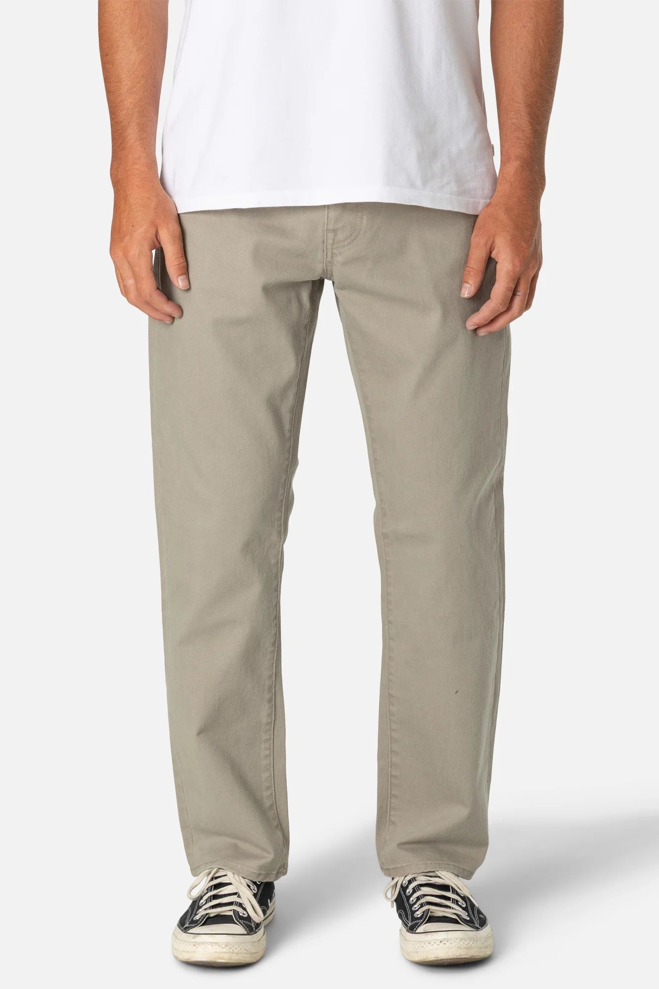 Ren 57 Classic Straight Bull Denim - Vintage Khaki