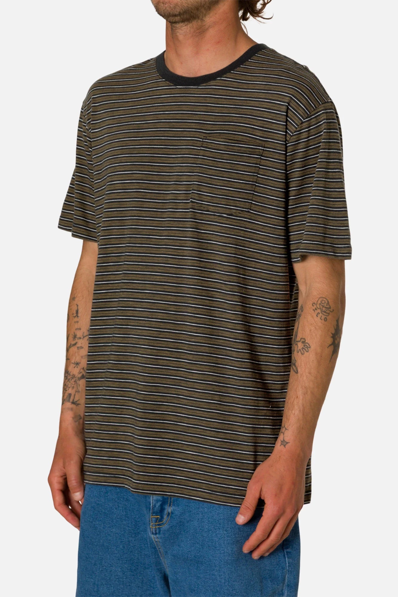 Rural Pocket Tee - Black Wash