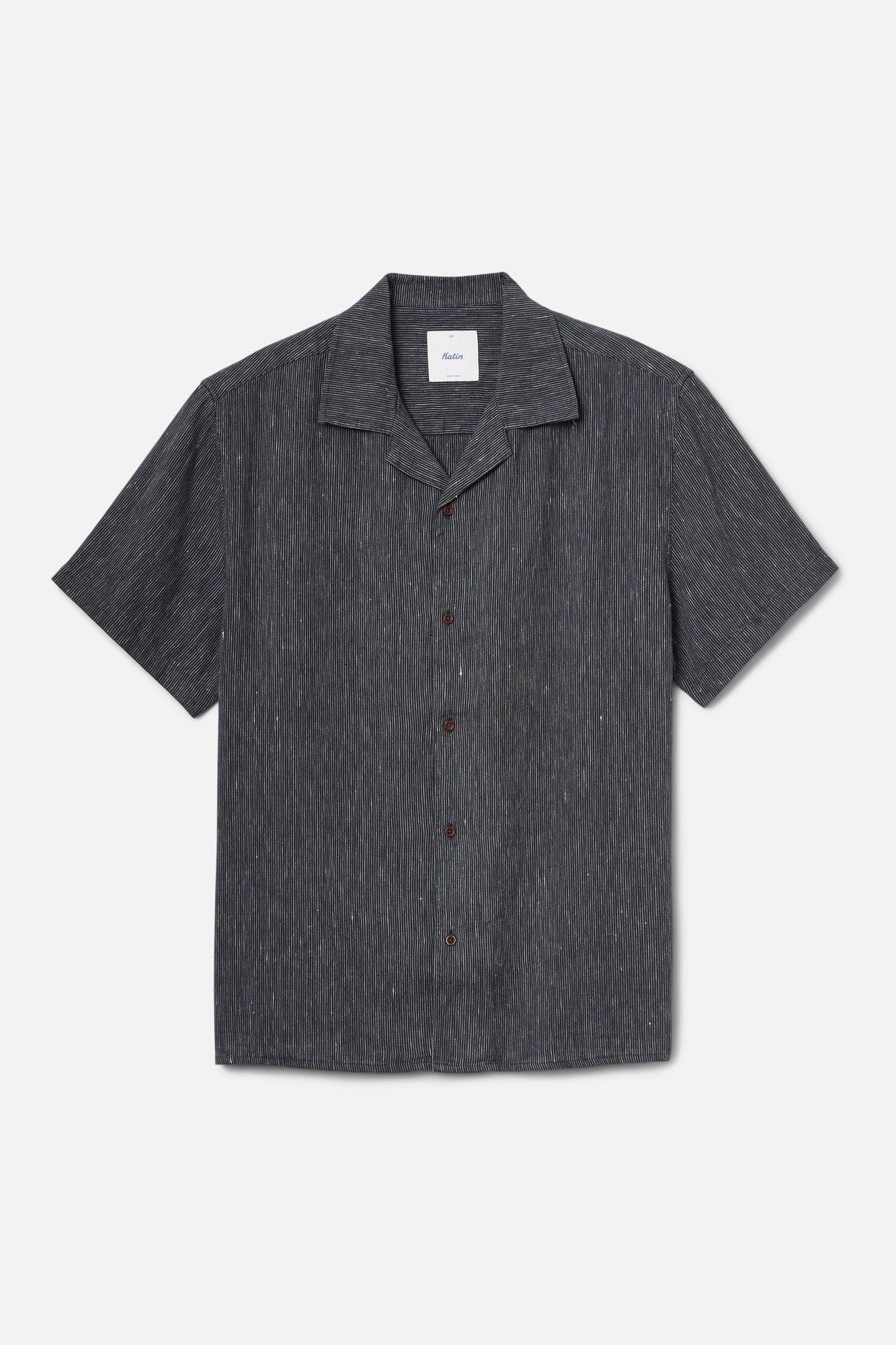 Teller Stripe Shirt - Black Wash
