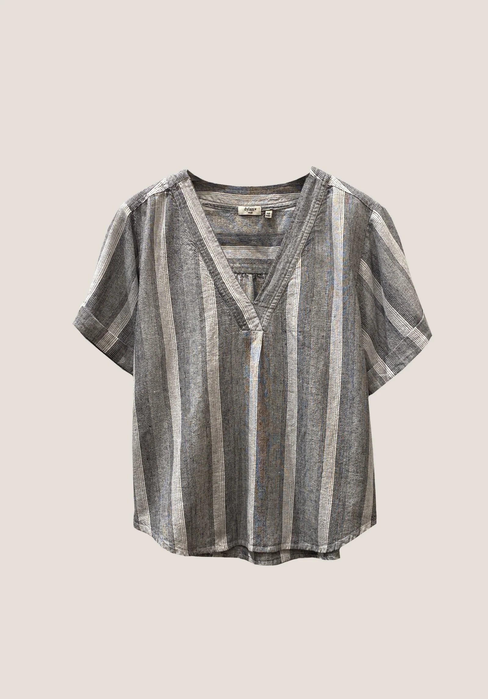 Linen Stripe Avery Top