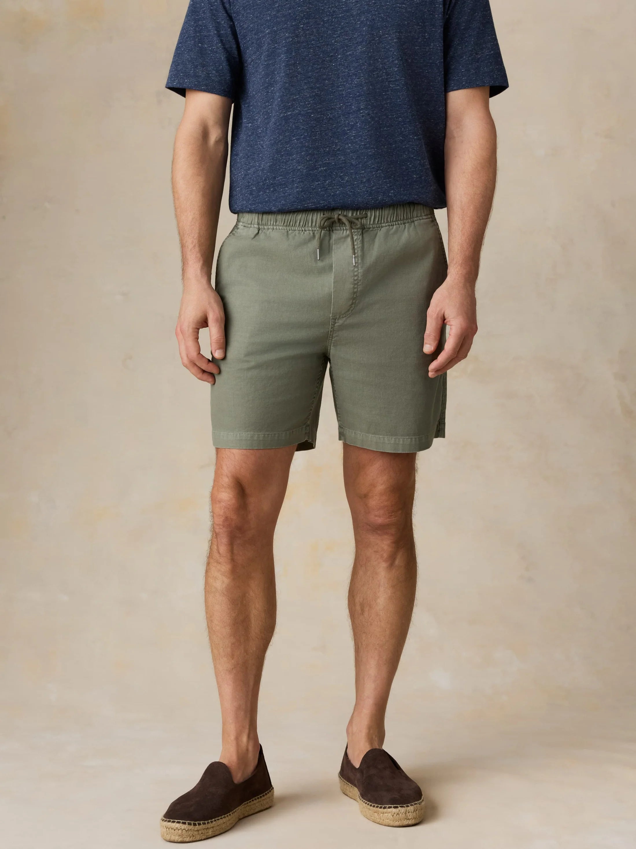 Essential Drawstring Short - Desert Olive