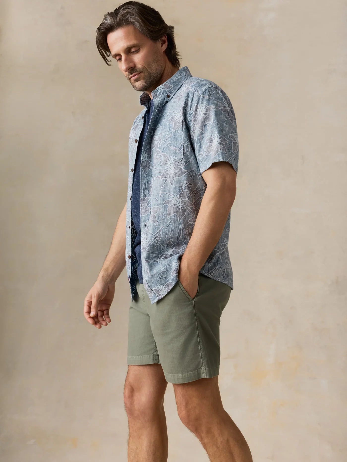 Essential Drawstring Short - Desert Olive