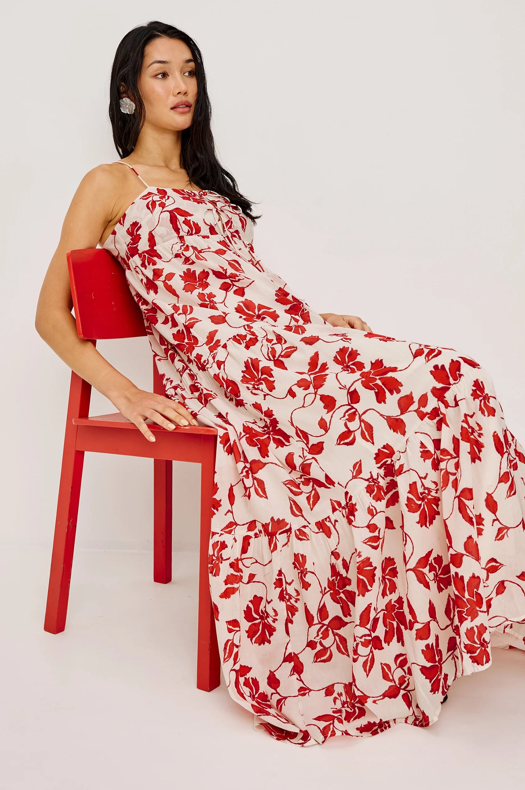 Mica Dress - Red Jasmine