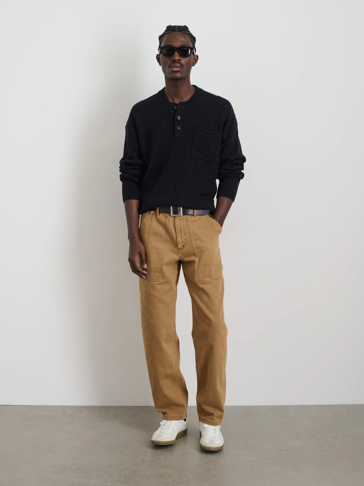 Painter Pant in Recycled Denim - Mountain Clay