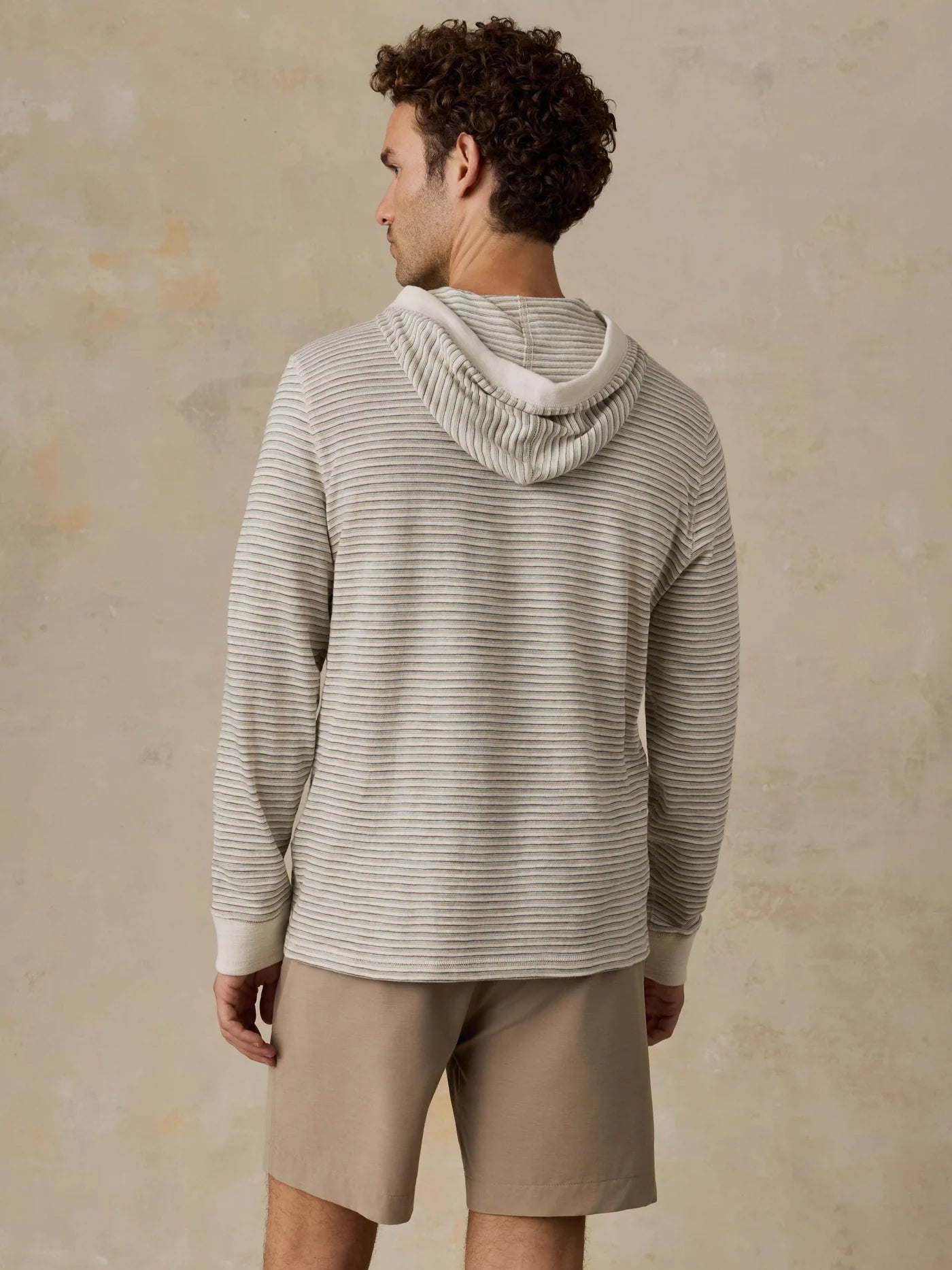 Sunwashed Slub Hoodie - Cedar Falls Stripe