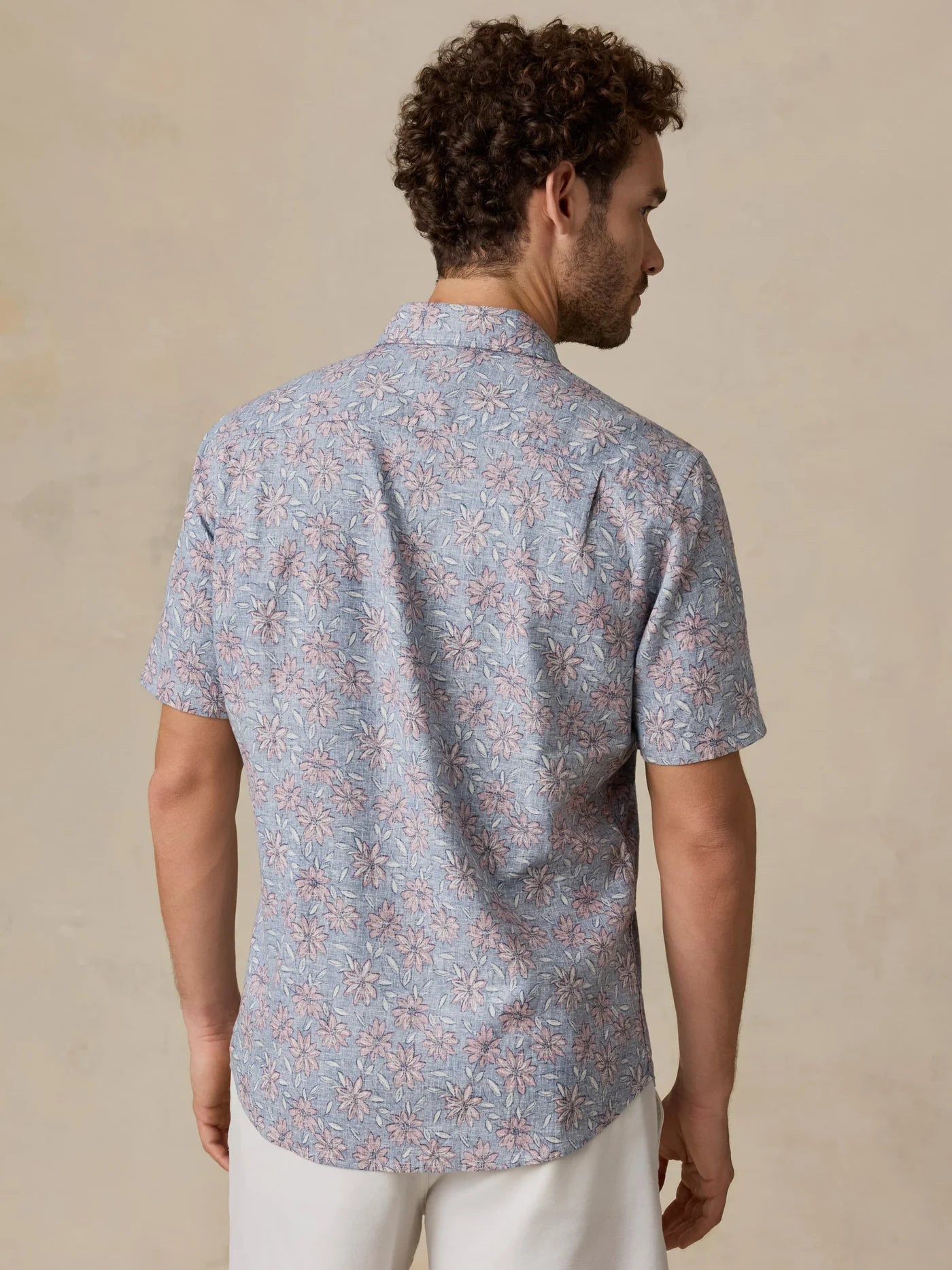 Short-Sleeve Breeze Shirt - Antique Berry Floral