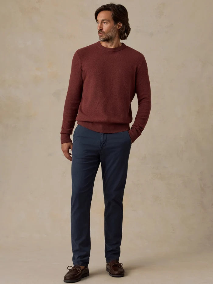 Jackson Crew Sweater - Sunset Red Heat