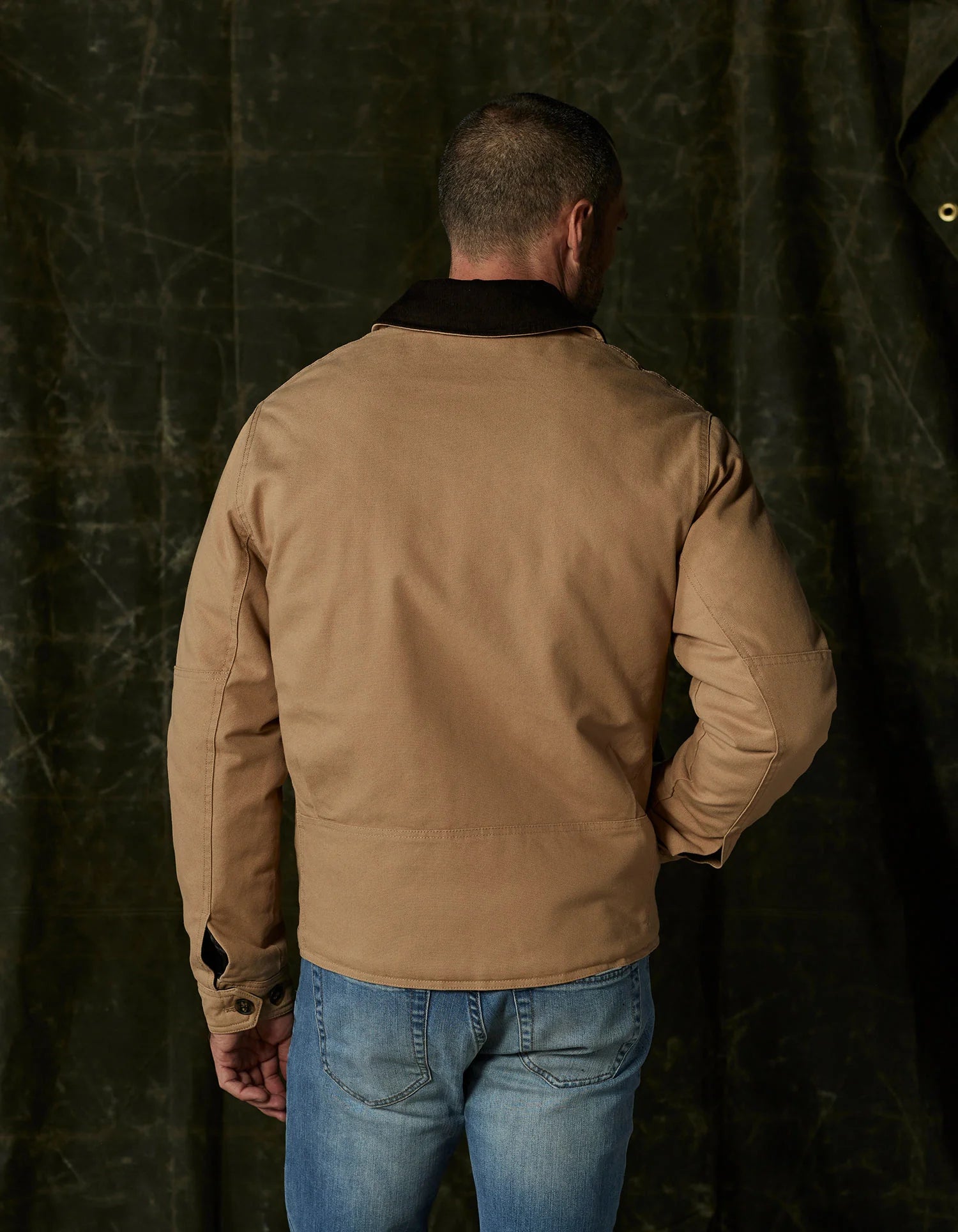 Canvas Zip Front Jacket