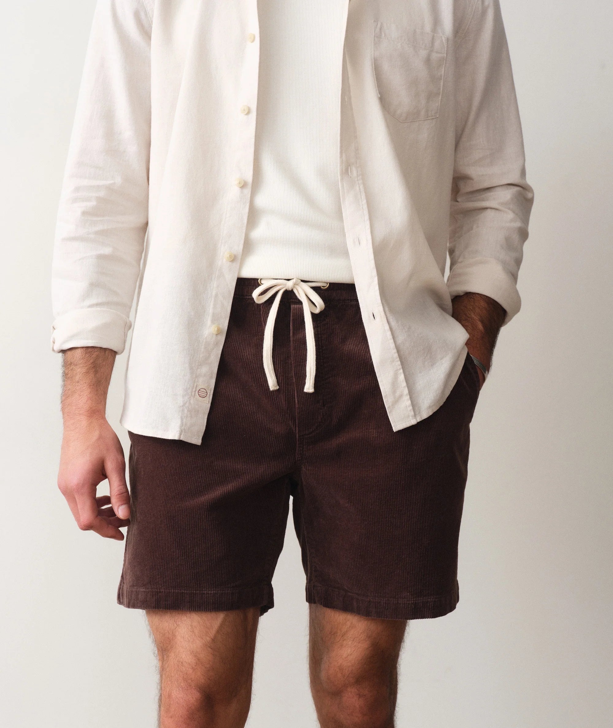 Saturday Corduroy Short 6" - Dark Brown