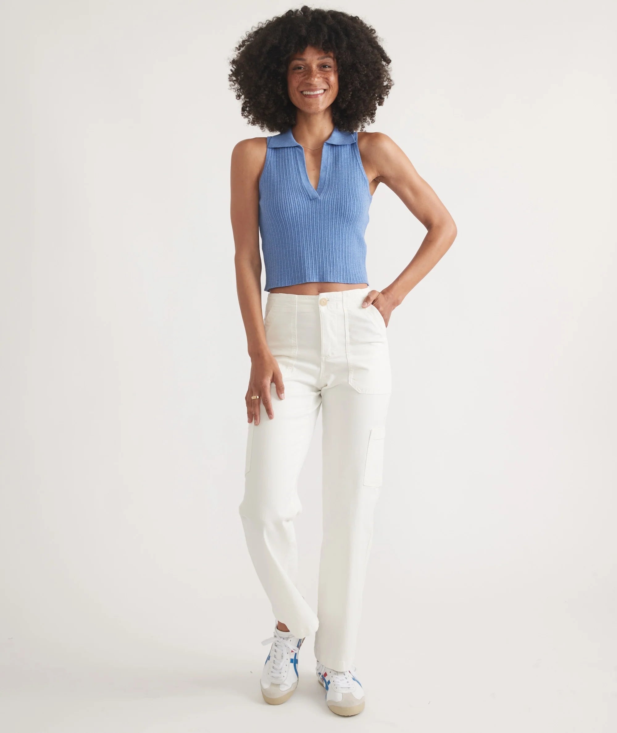 Amelia Rib Polo