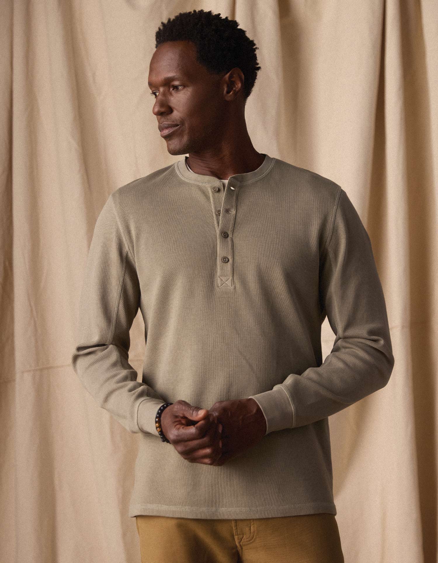 Vintage Thermal Mountain Henley