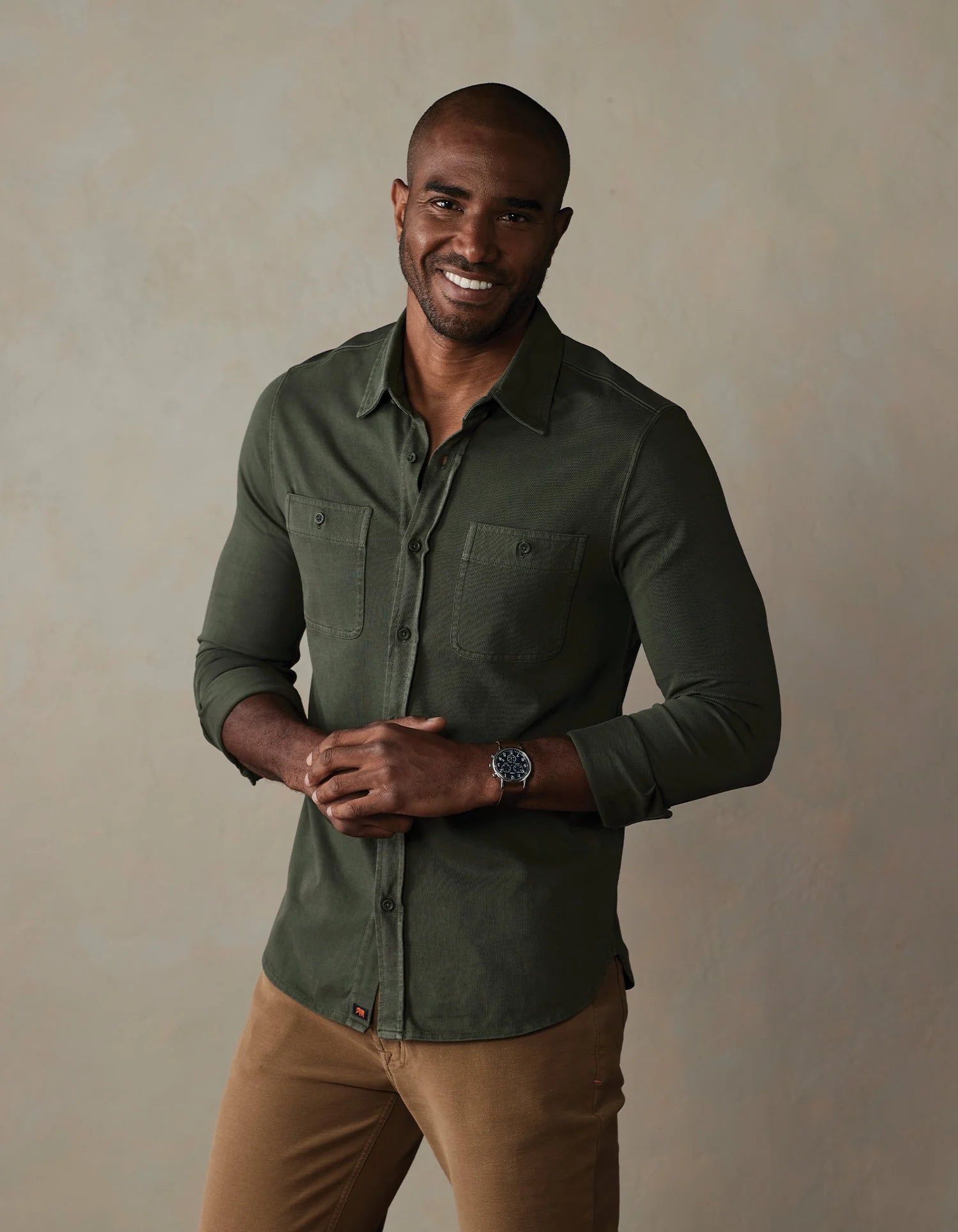 Lennox Jersey Button Up