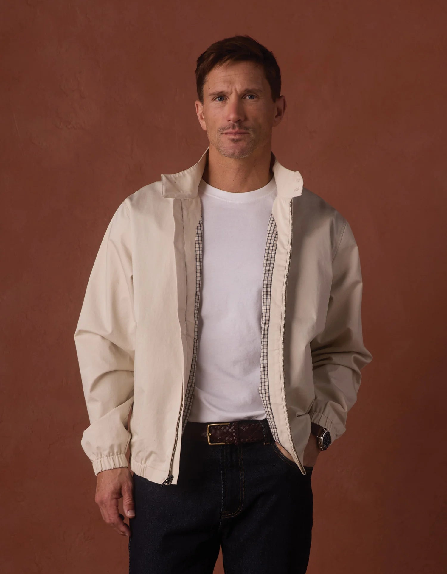The Harrington Jacket - Light Khaki