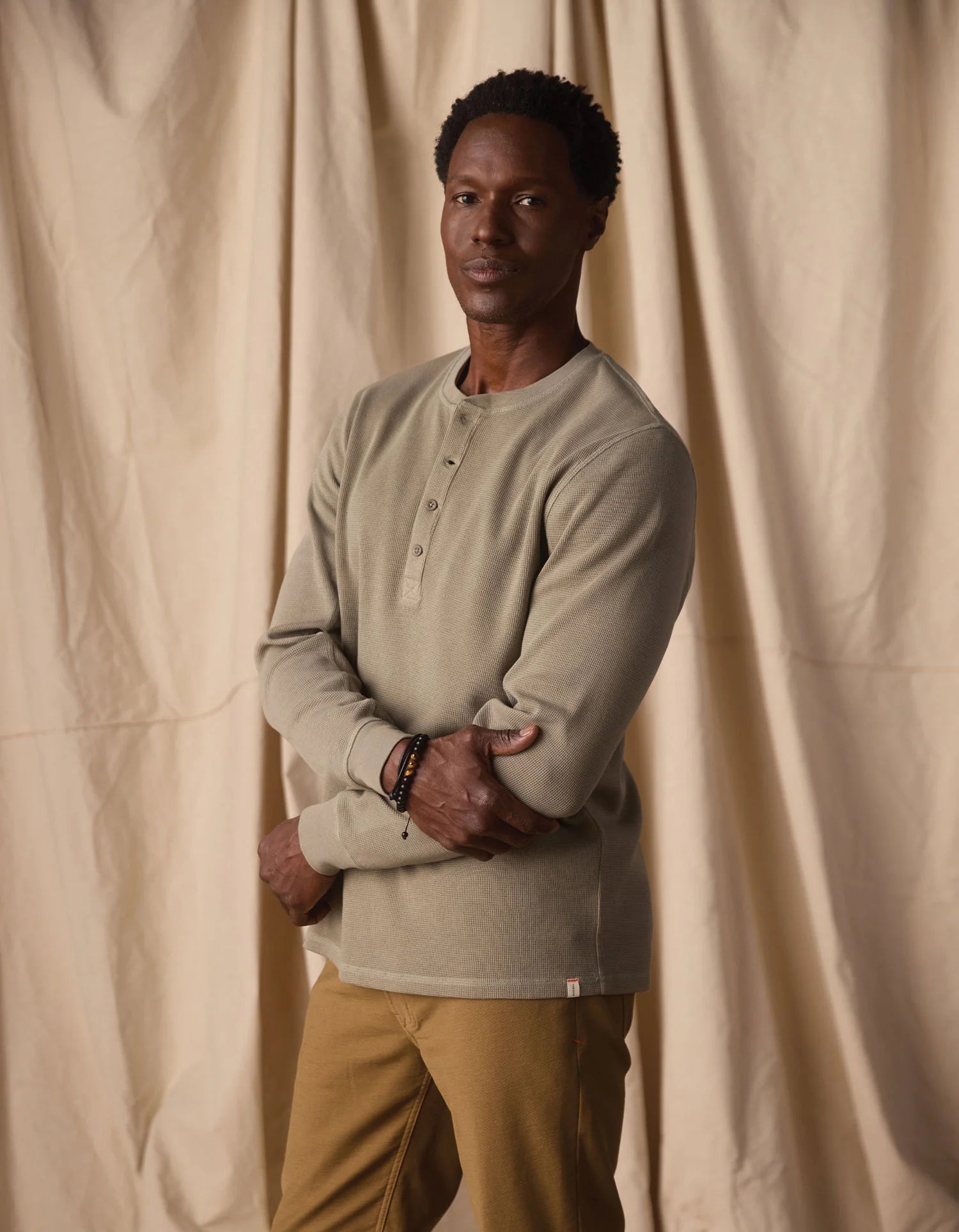 Vintage Thermal Mountain Henley