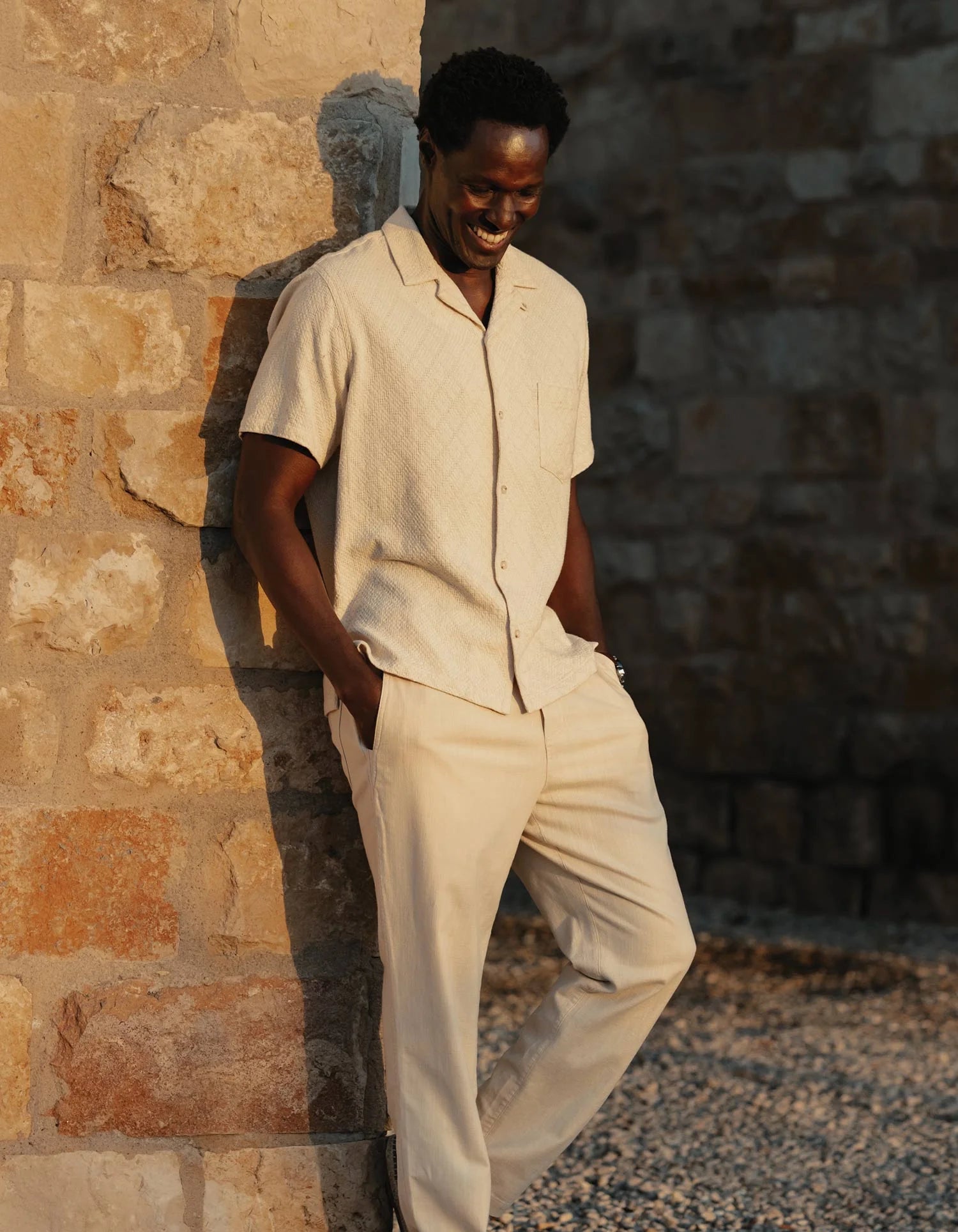 Freshwater Resort Shirt - Motivo Chalk