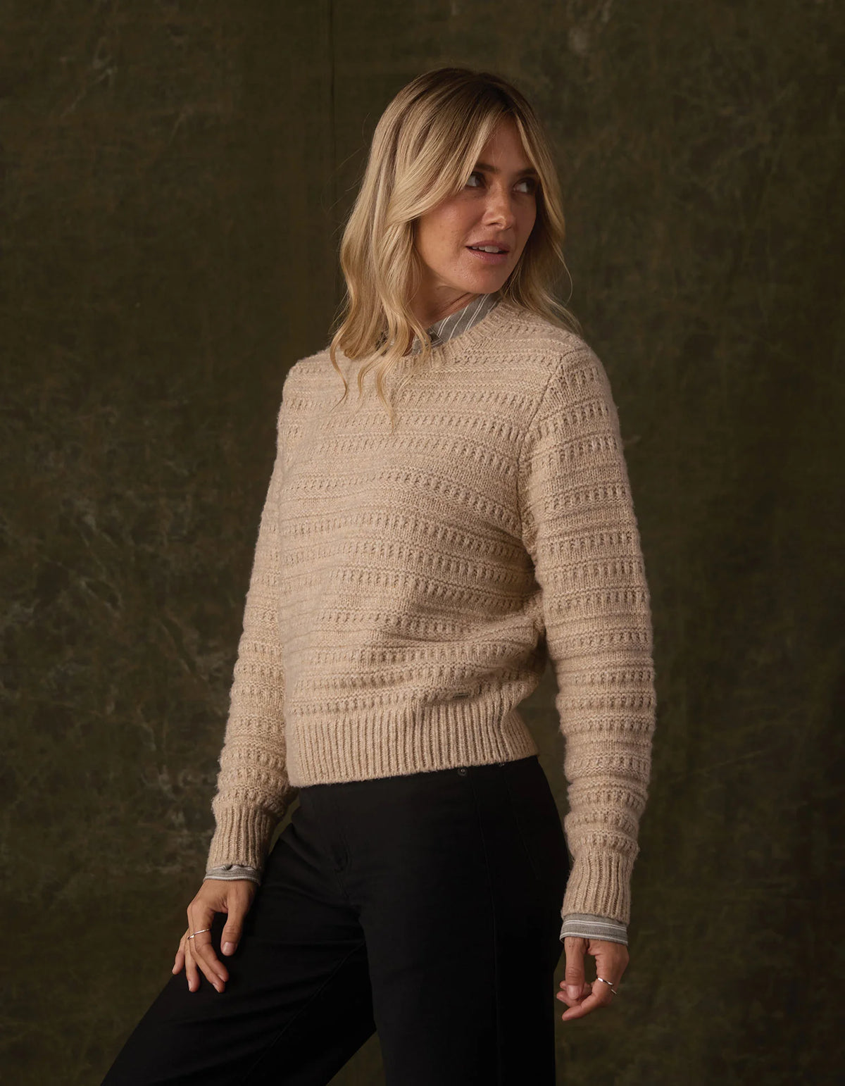 Estelle Crewneck Sweater - Oat