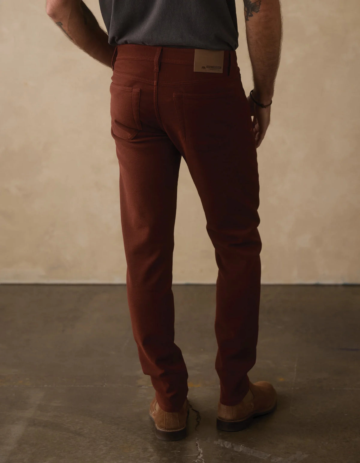 Comfort Terry Pant - Spiced Brandy