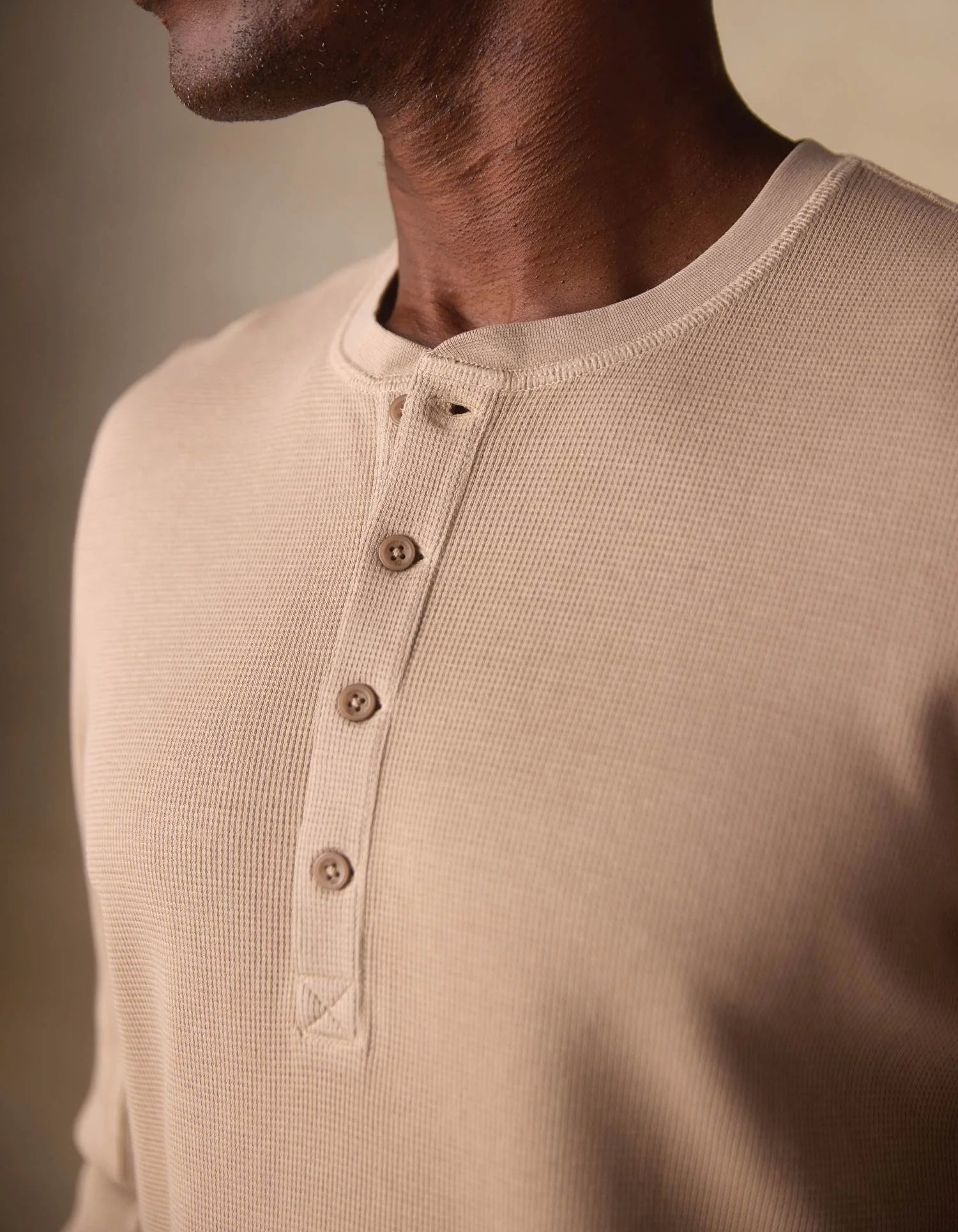 Vintage Thermal Mountain Henley