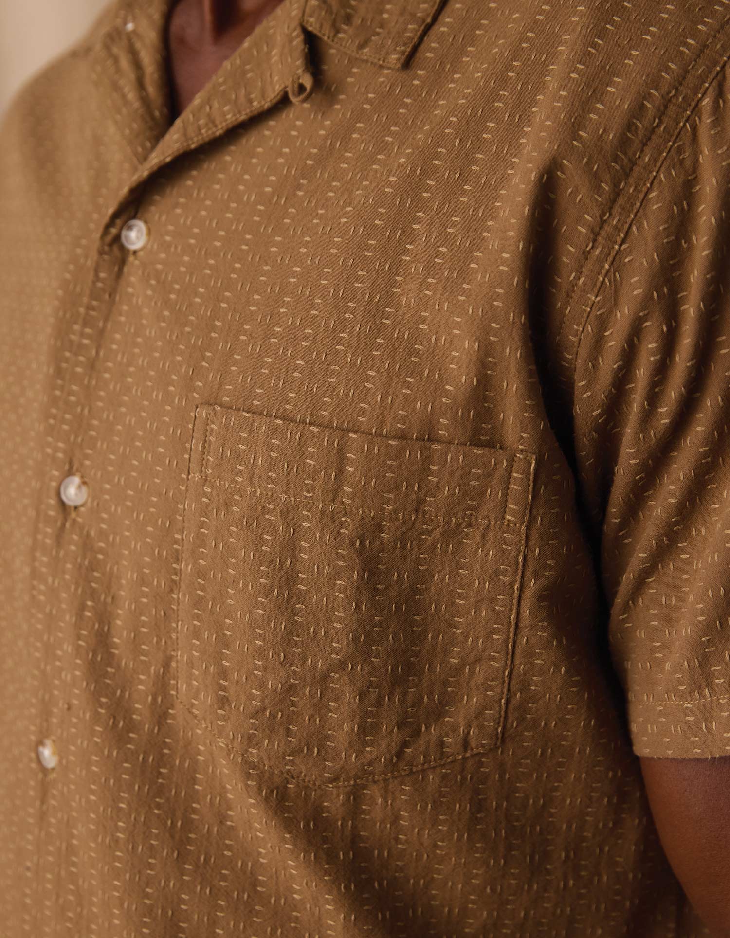 Freshwater Resort Shirt - Dark Khaki