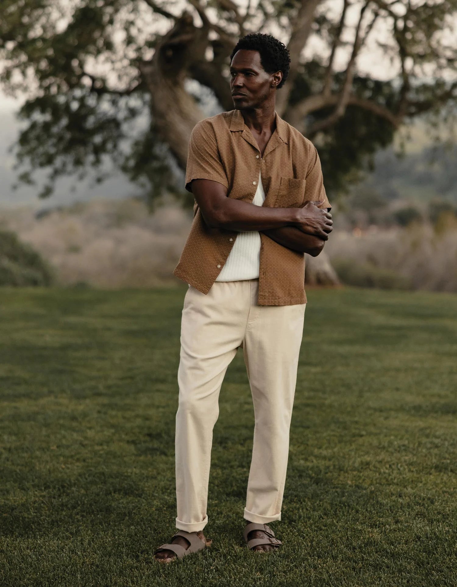 Freshwater Resort Shirt - Dark Khaki