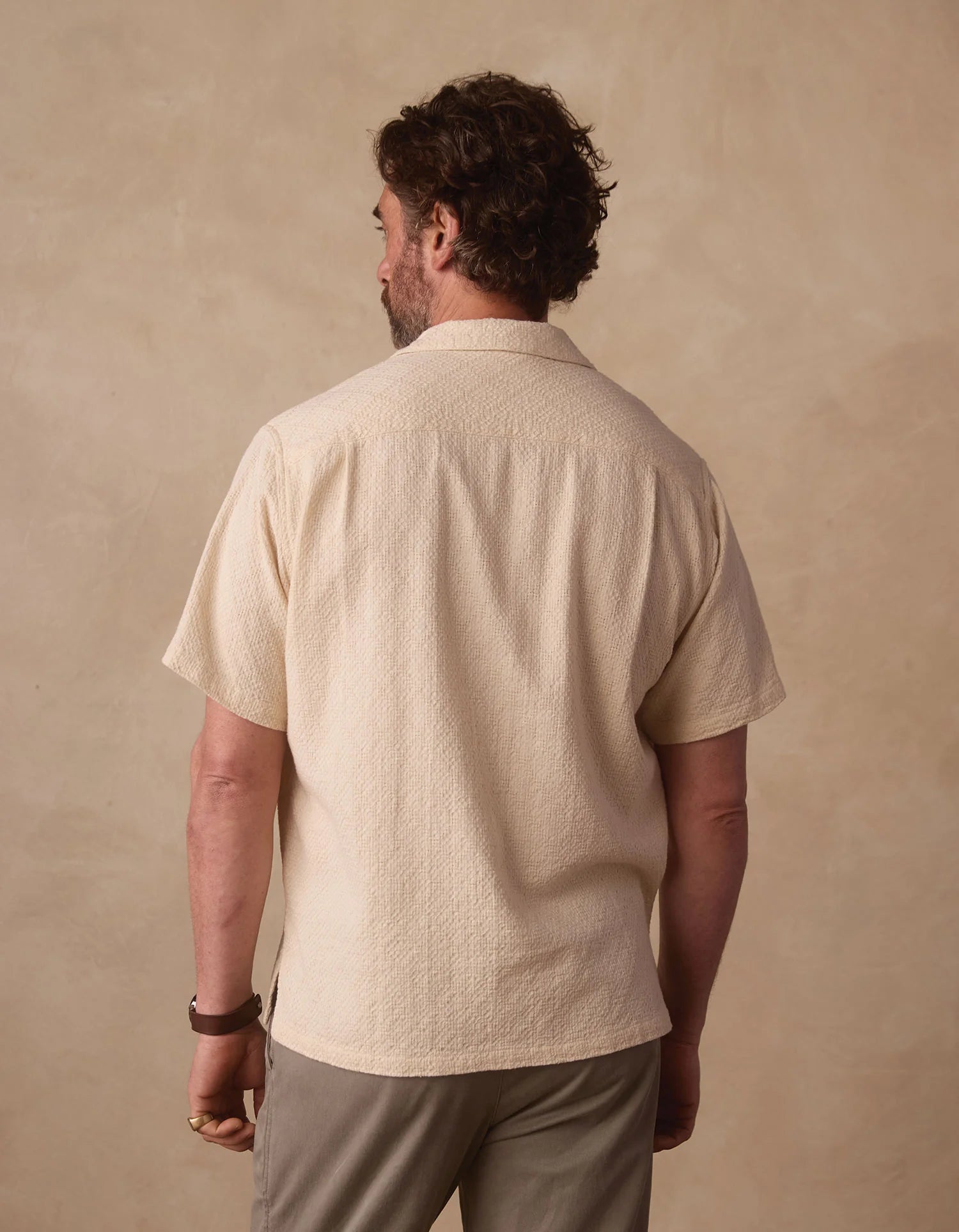 Freshwater Resort Shirt - Motivo Chalk