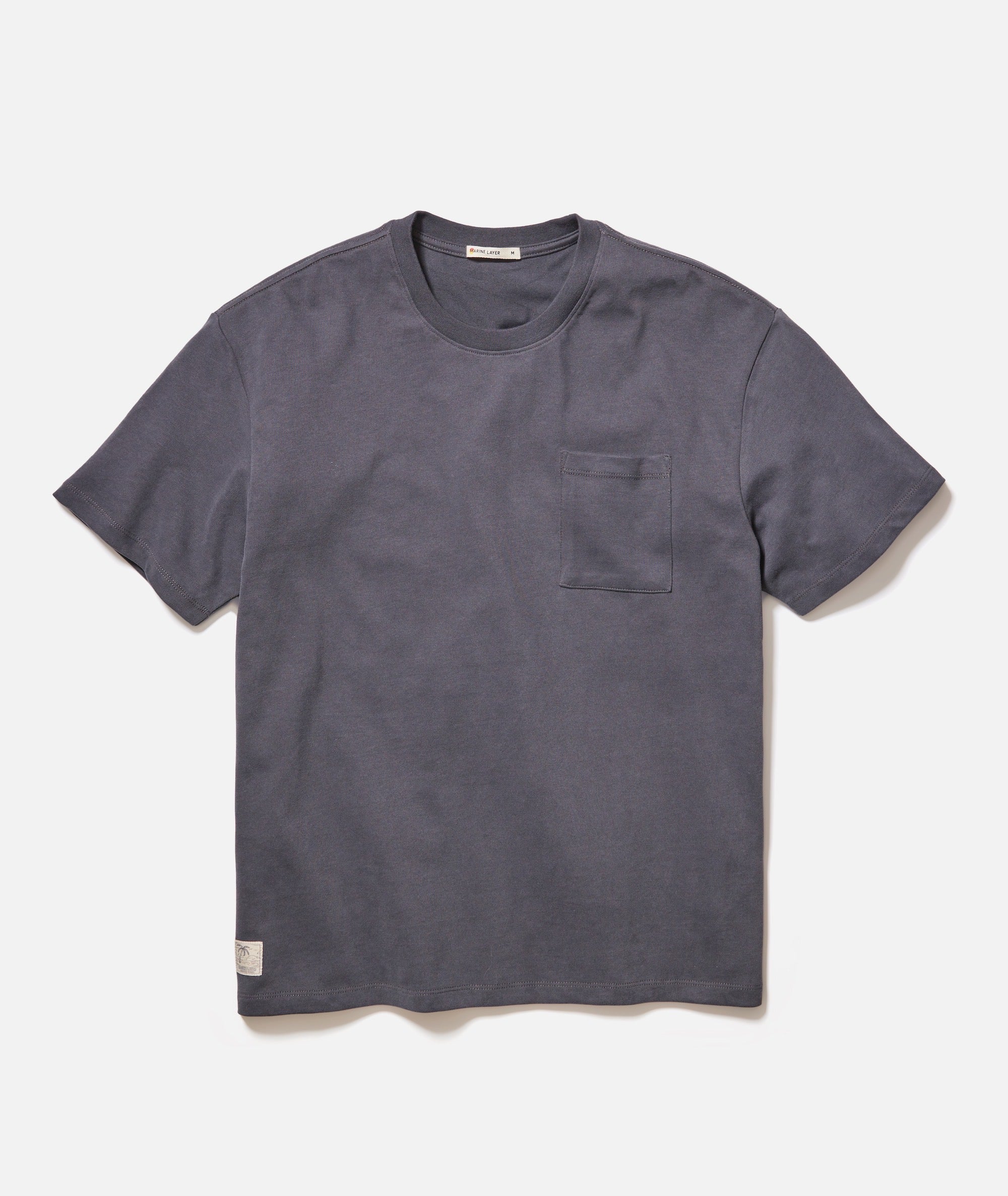 Relaxed Boxy Sueded Ten Year Tee