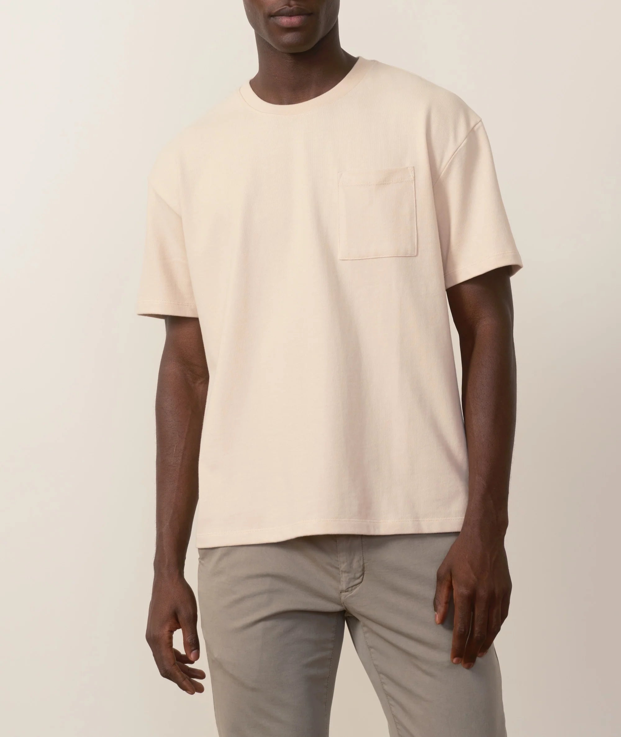 Relaxed Boxy Sueded Ten Year Tee