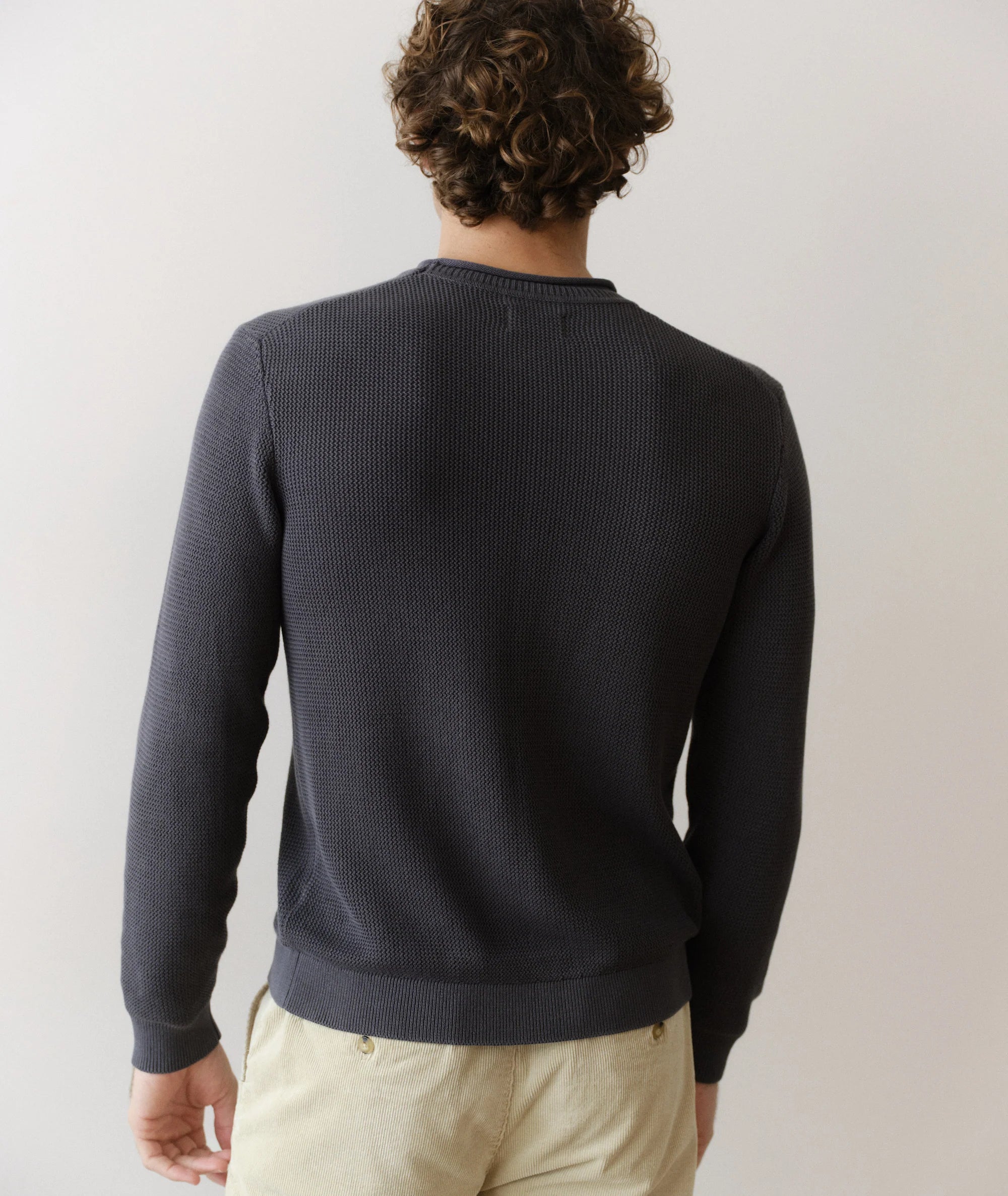 Noah Roll Neck Sweater - Mood Indigo