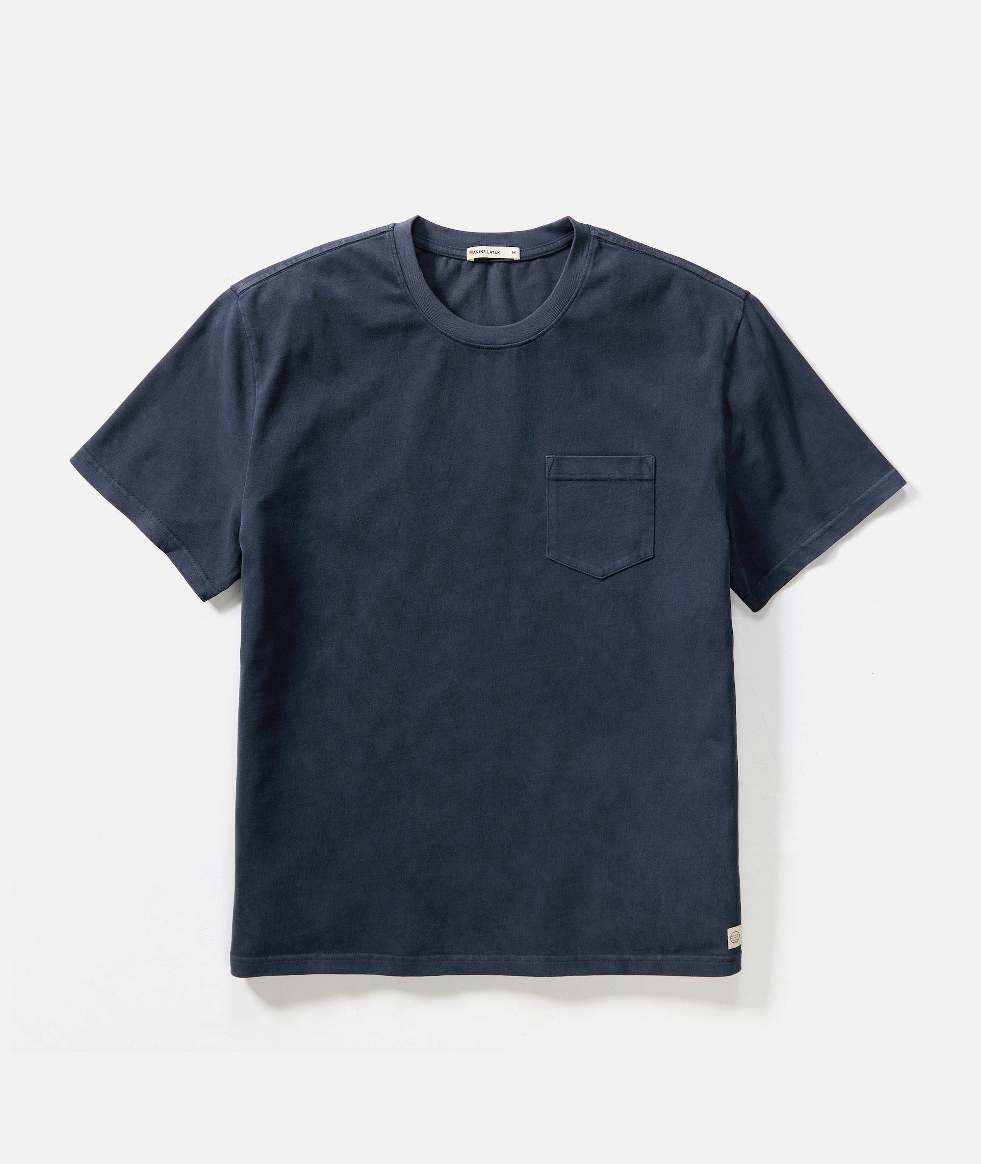 Luxe 250 Relaxed Pocket Tee - India Ink