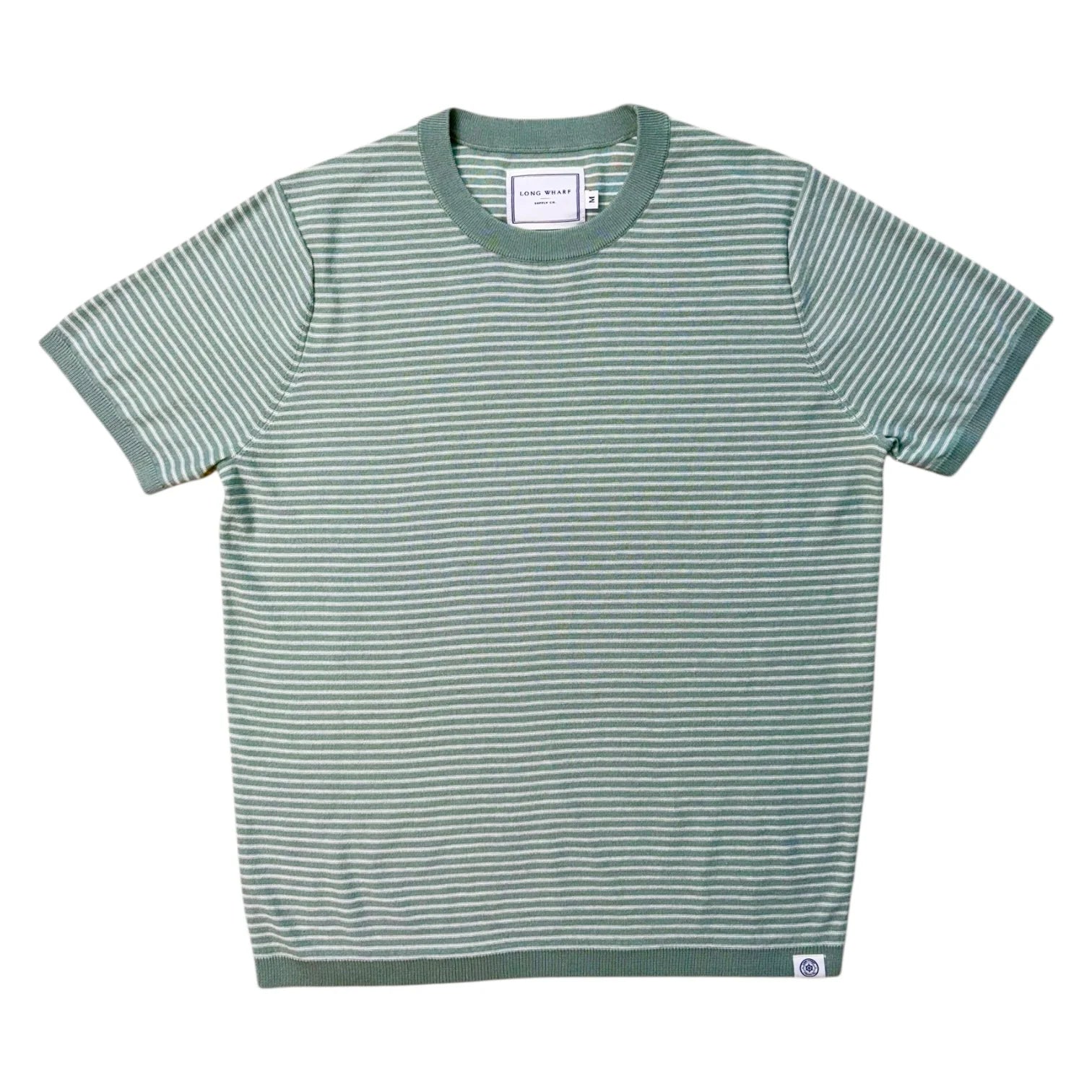 SeaWell® Beach Stripe Tee - Spruce