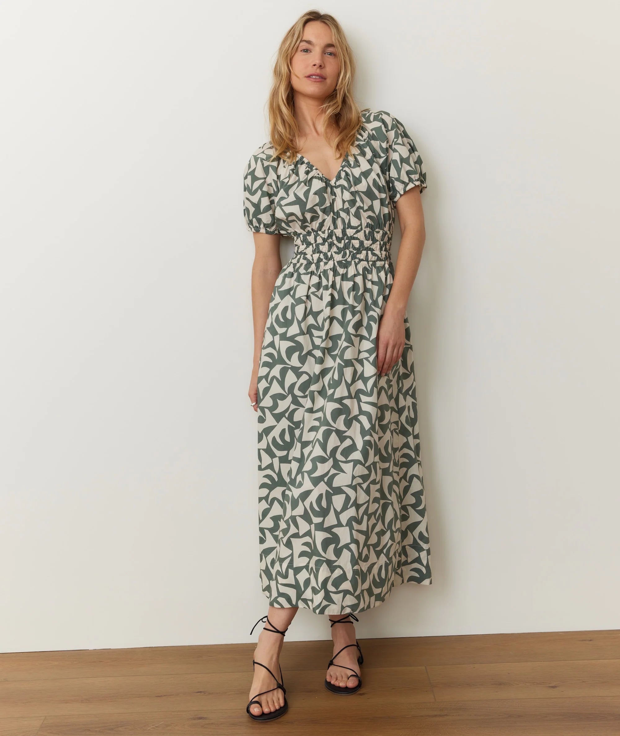 Emery Poplin Midi Dress