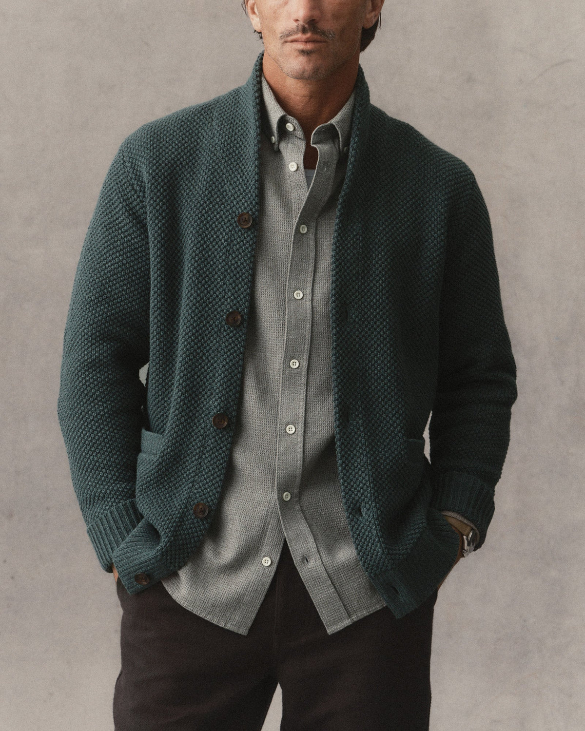 The Crawford Sweater - Dark Forest Twist