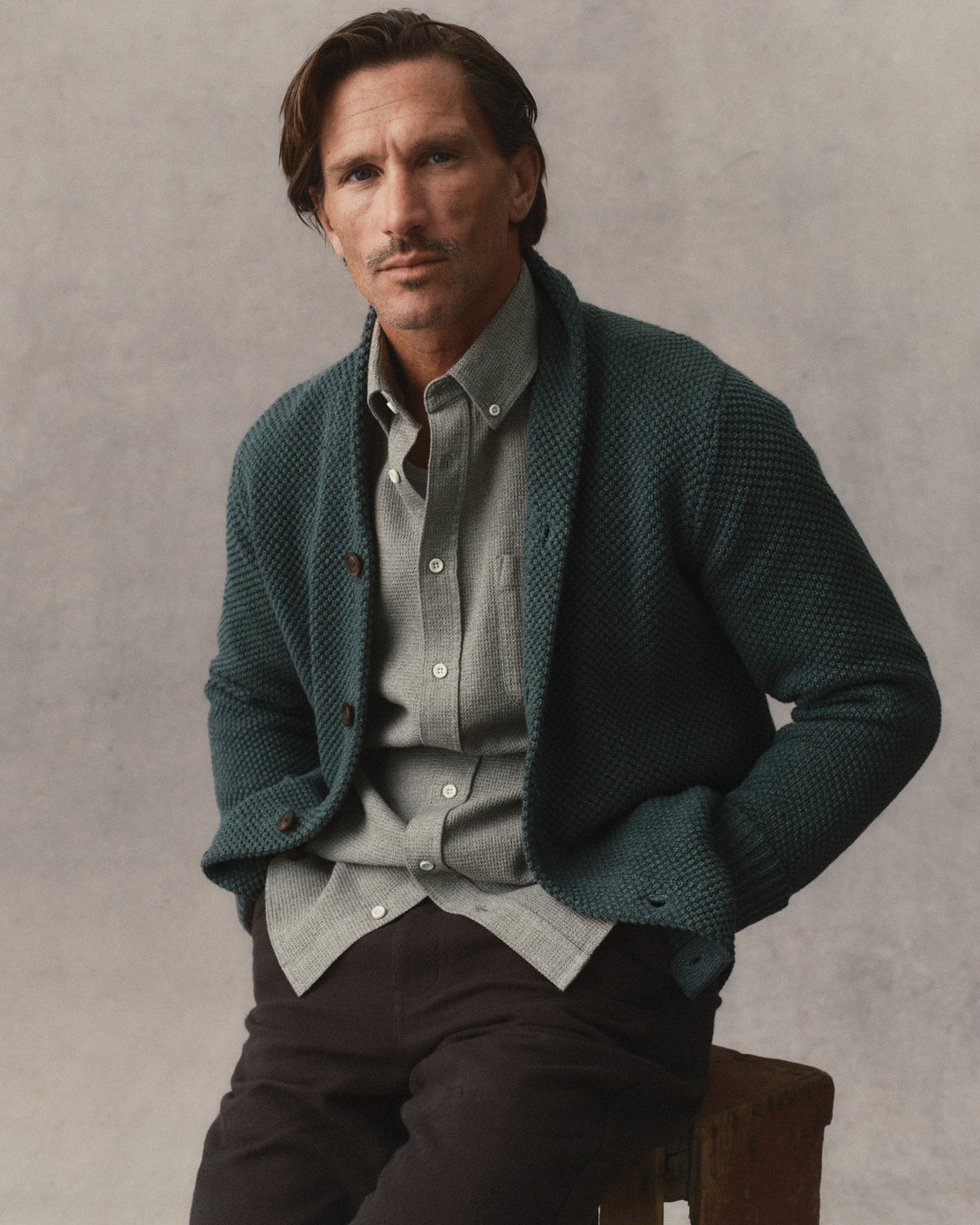 The Crawford Sweater - Dark Forest Twist