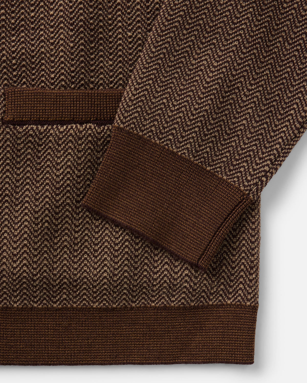 The Miles Sweater Polo - Espresso Merino