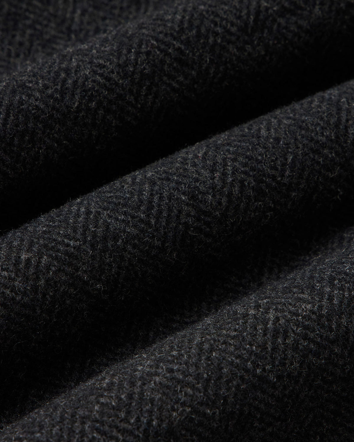The Carnegie Pant - Coal Herringbone Wool