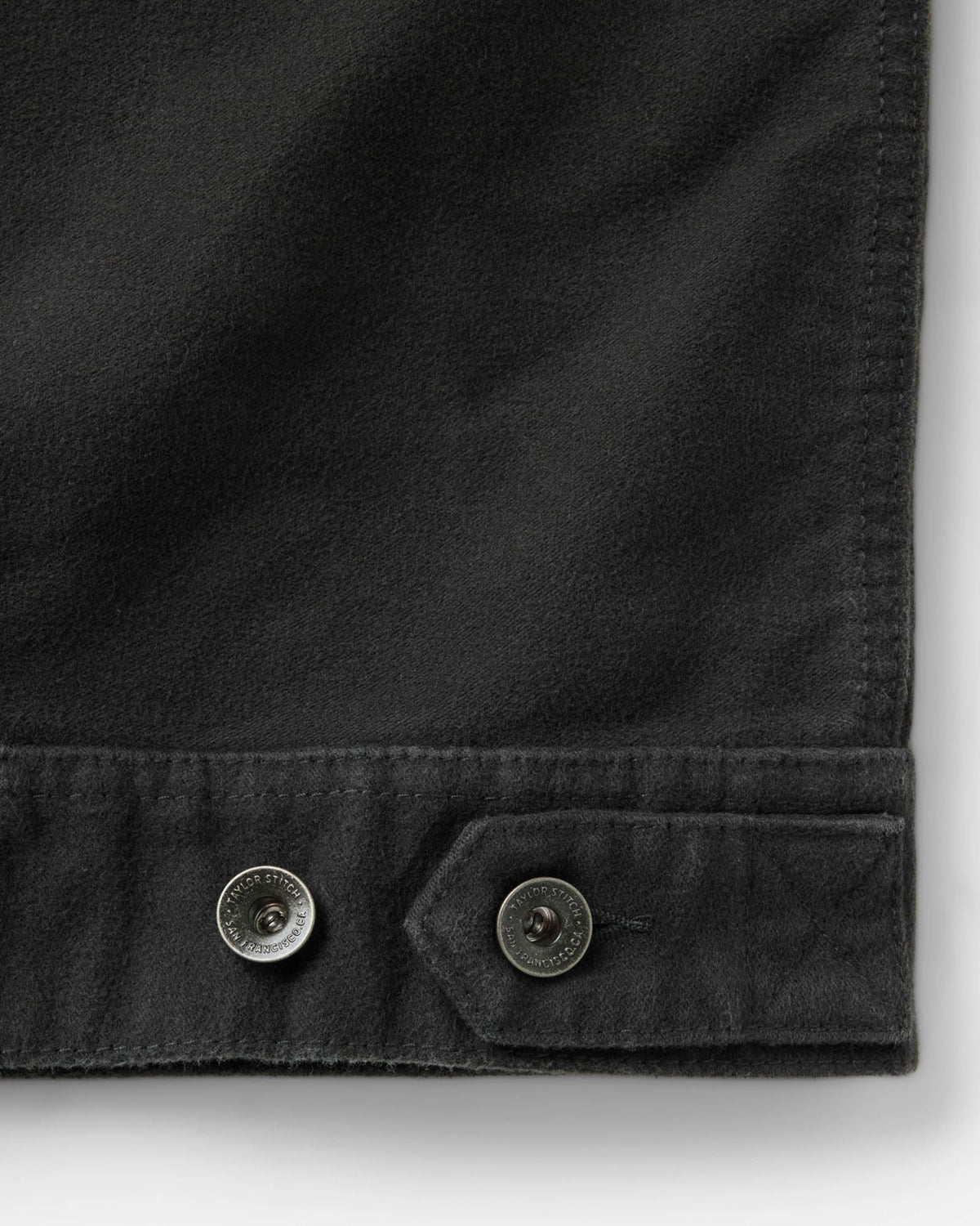The Long Haul Jacket - Faded Black Washed Moleskin
