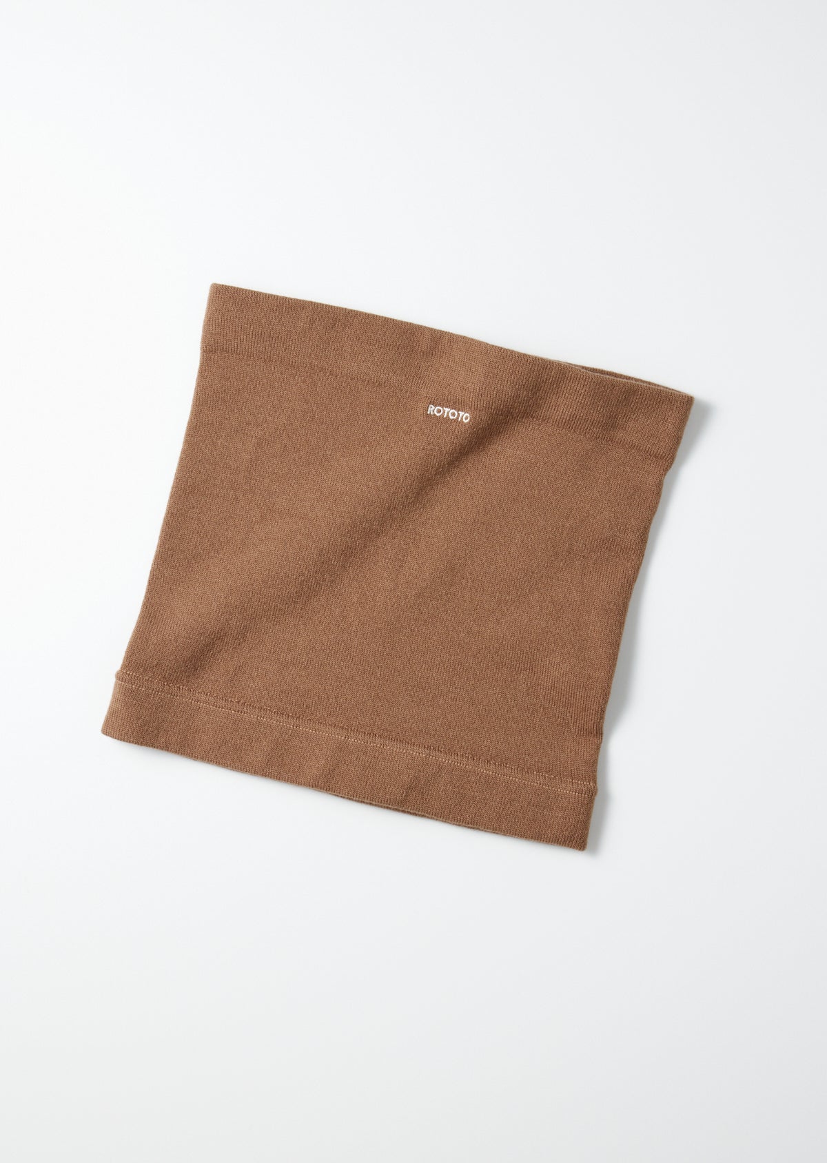 Stretchy Tube Neck Gaiter / Light Brown Winter25