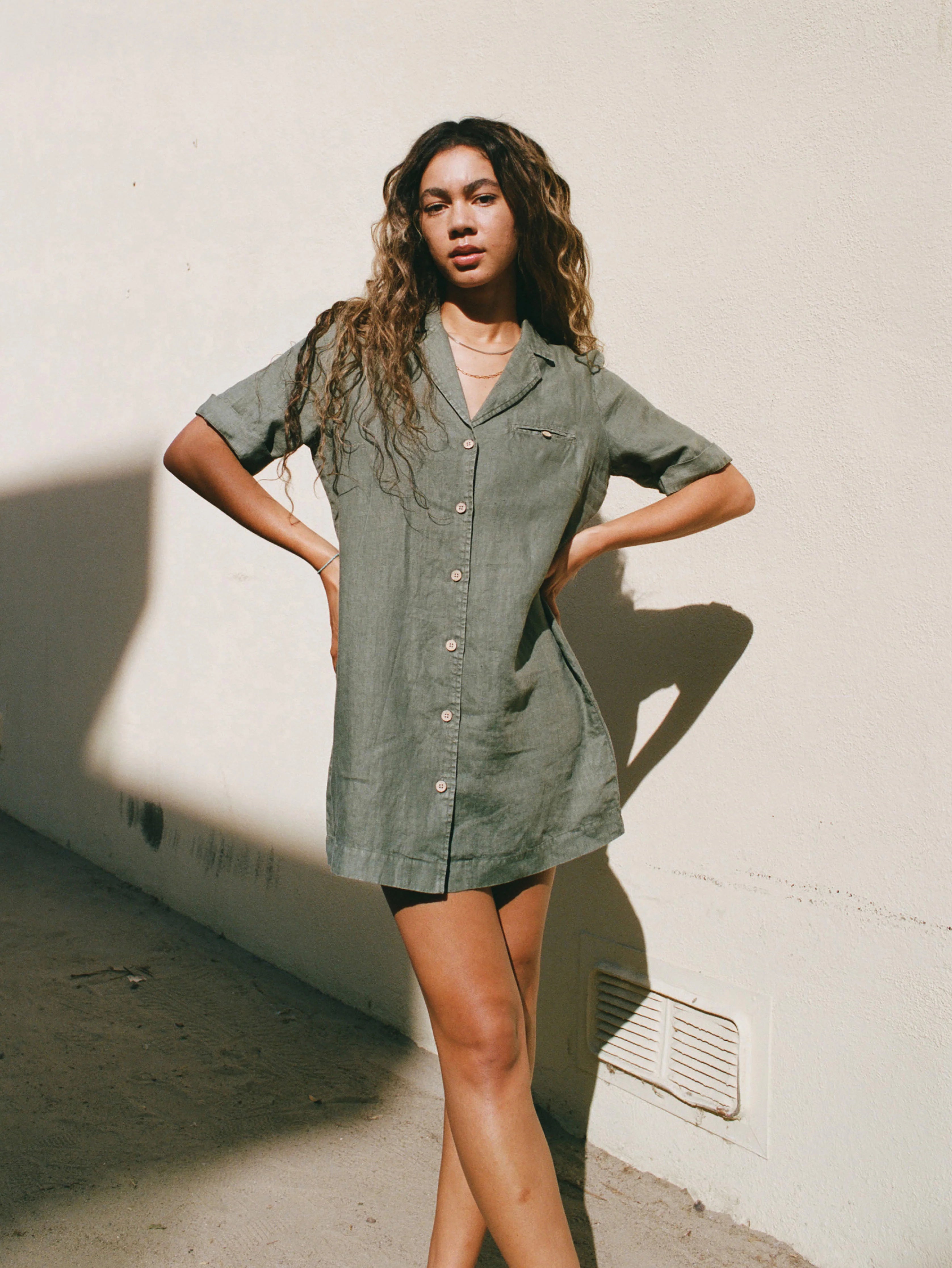 Paradise Point Linen Dress