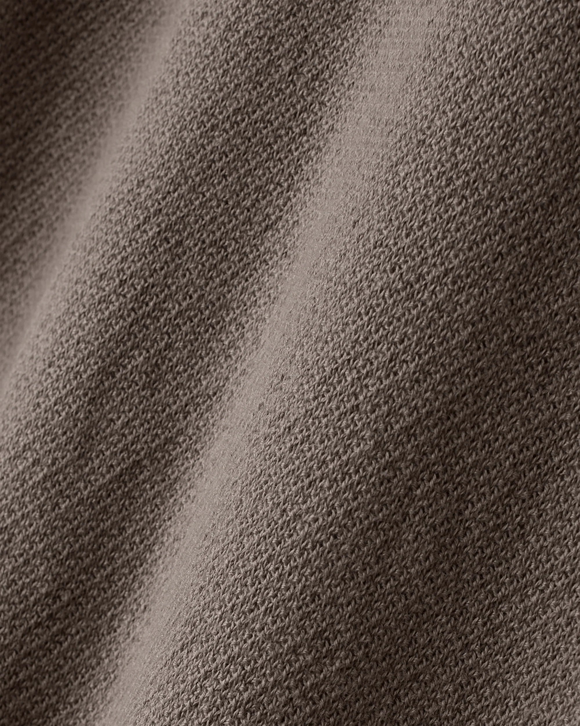 Resolve Pique Long Sleeve Sweater Polo - Foggy Taupe