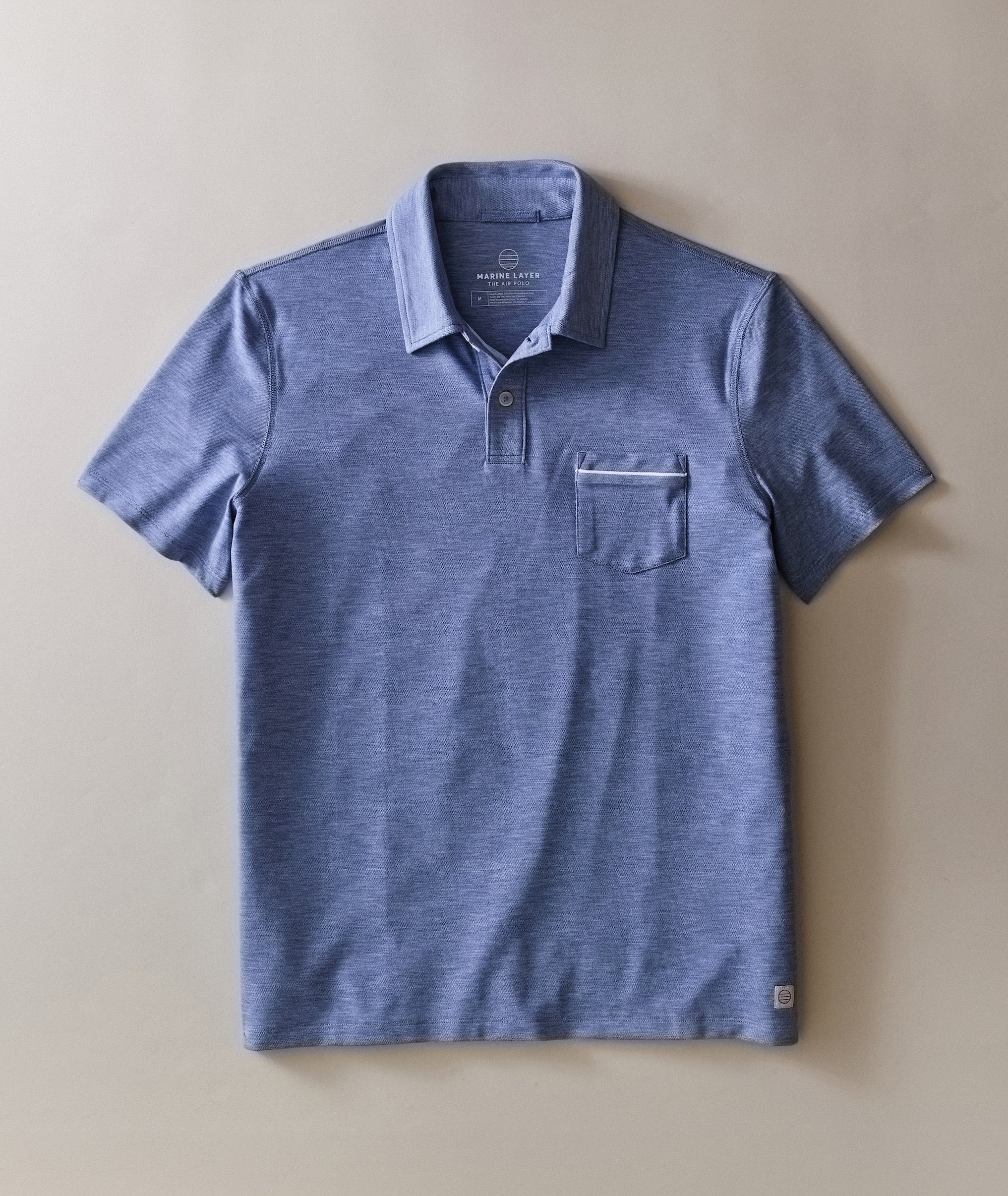 Air Pocket Polo - Coastal Fjord