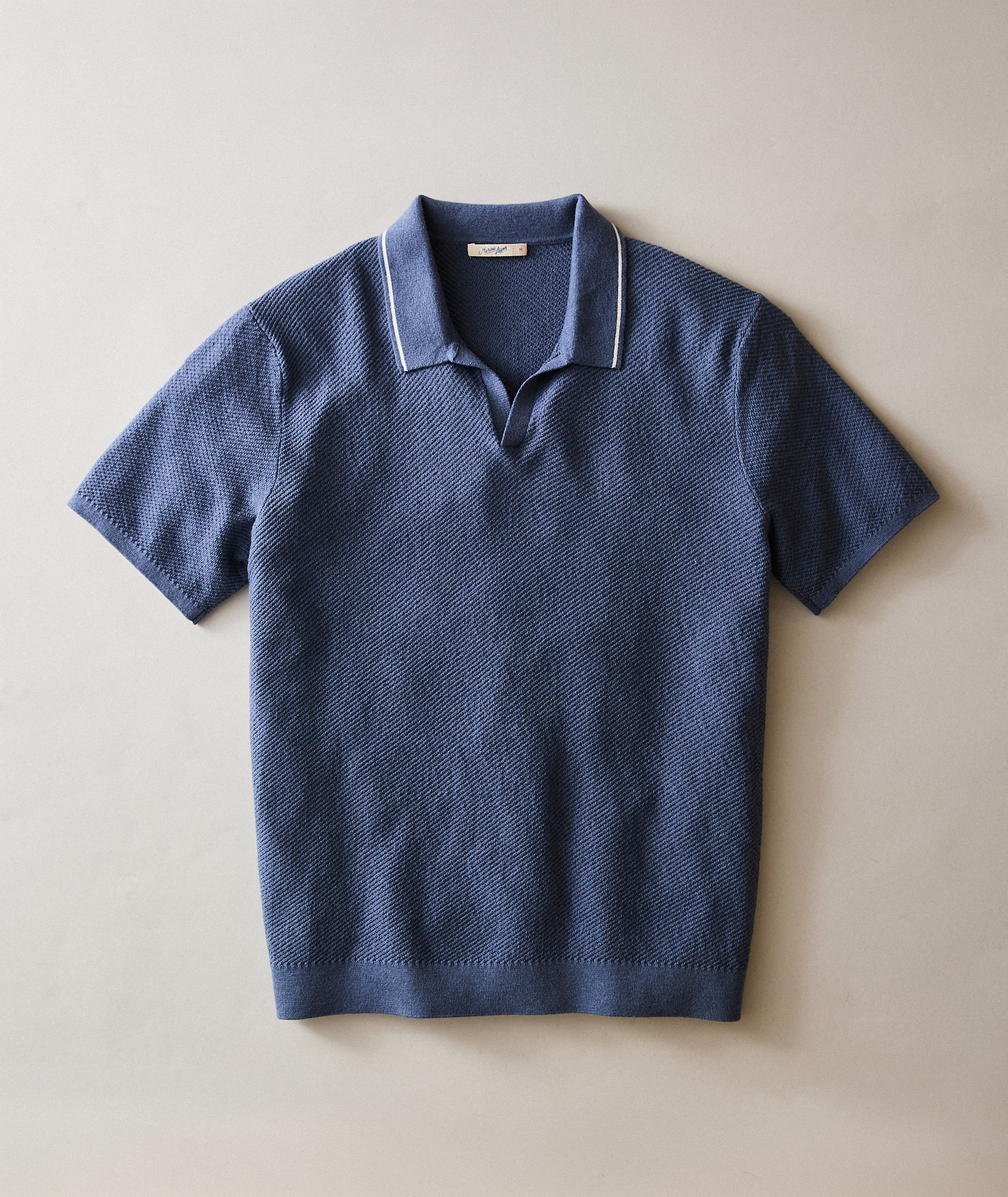 Greyson Sweater Polo - Vintage Indigo