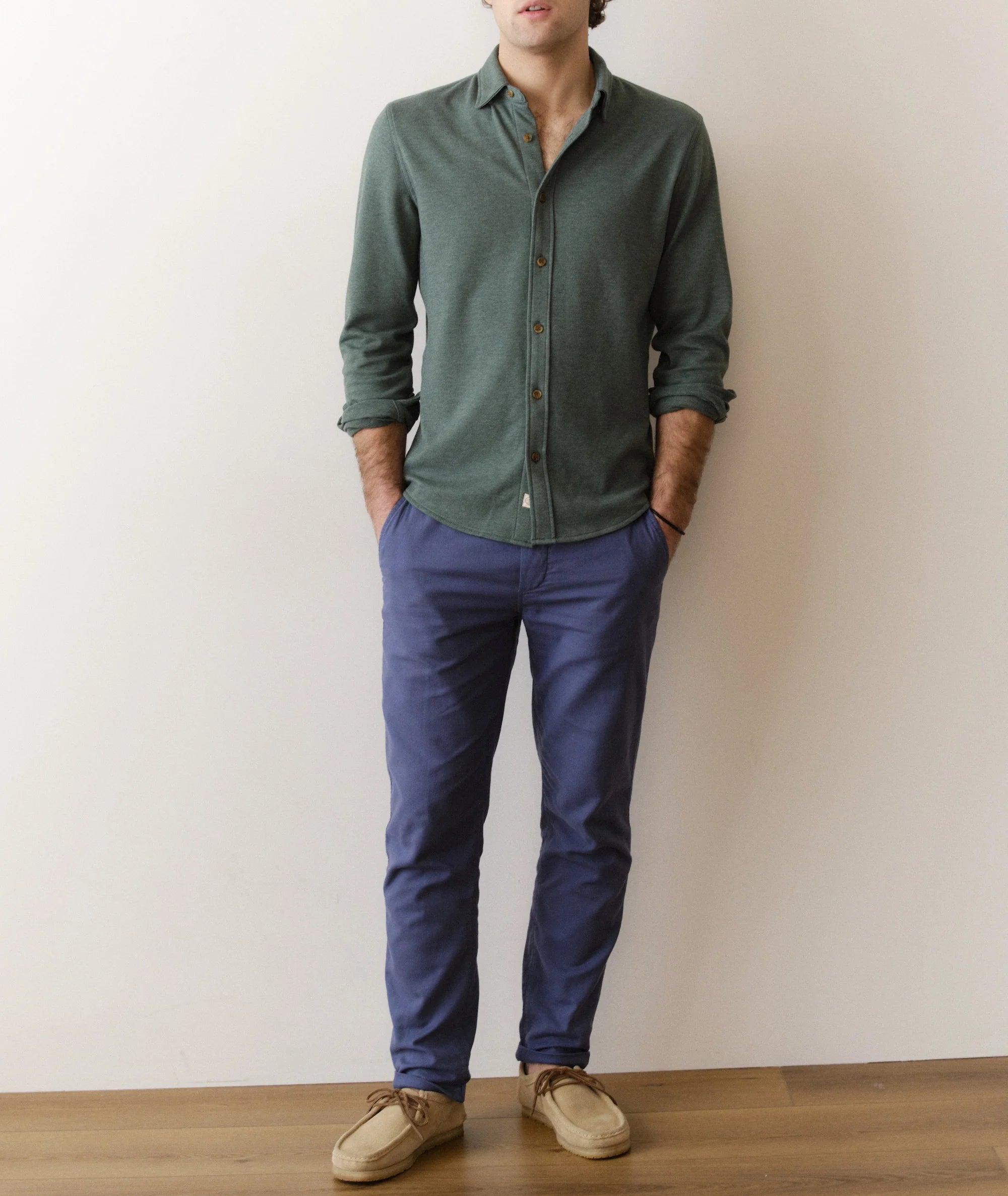 Pacifica Stretch Shirt - Green Heather