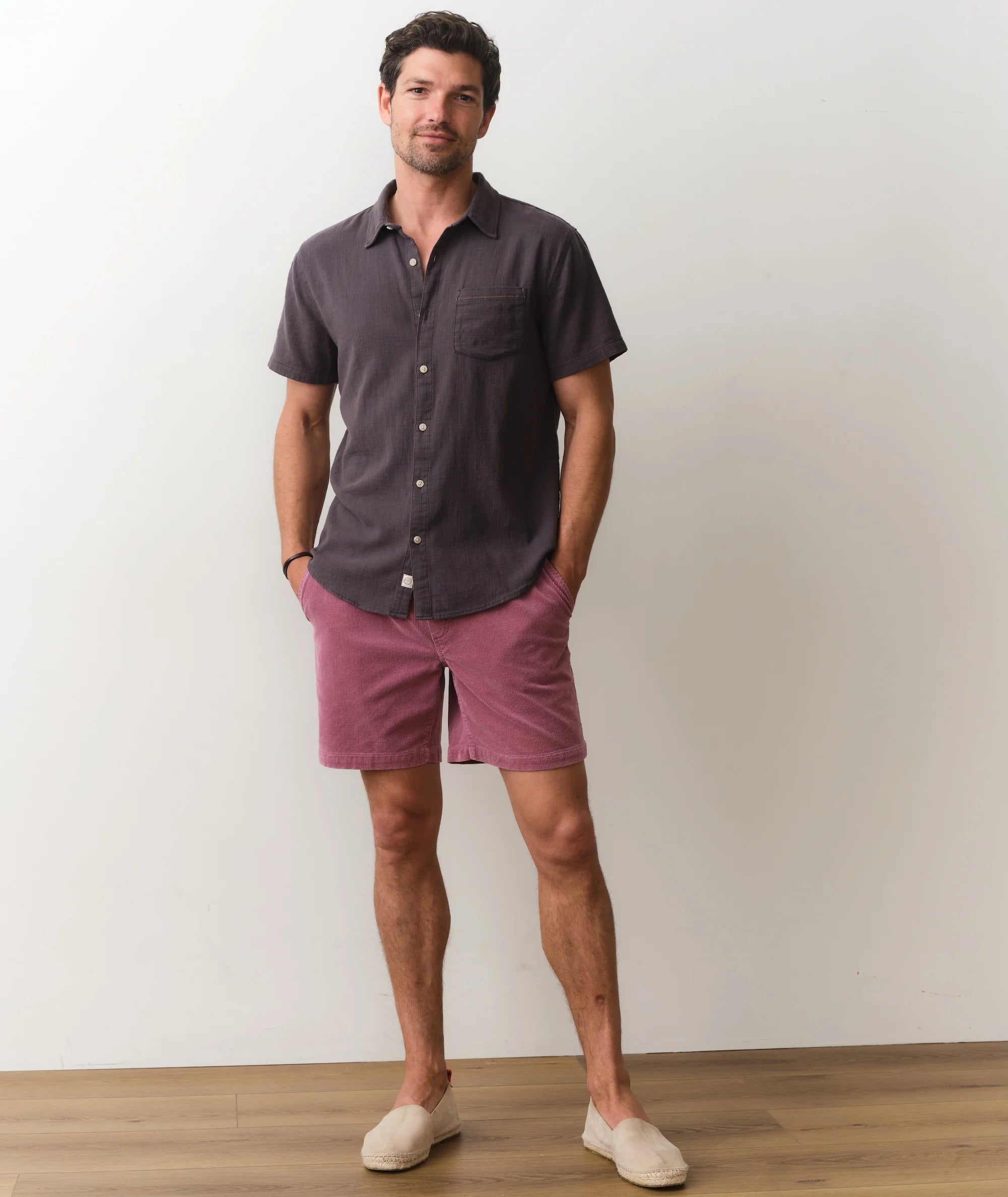 Saturday Corduroy Short 6" - Dusky Orchid