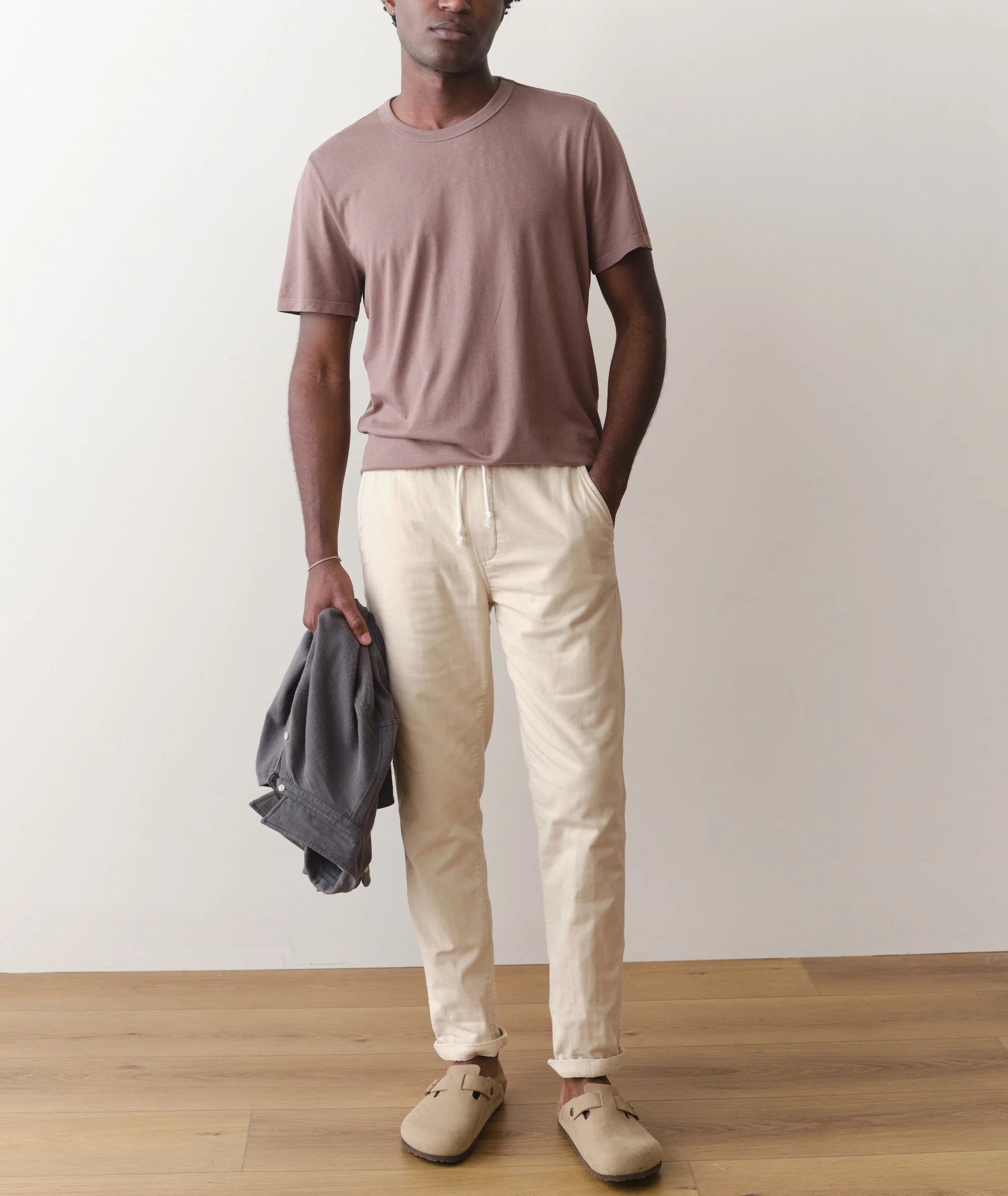Signature Sea Change Crew Tee - Coffee Quartz