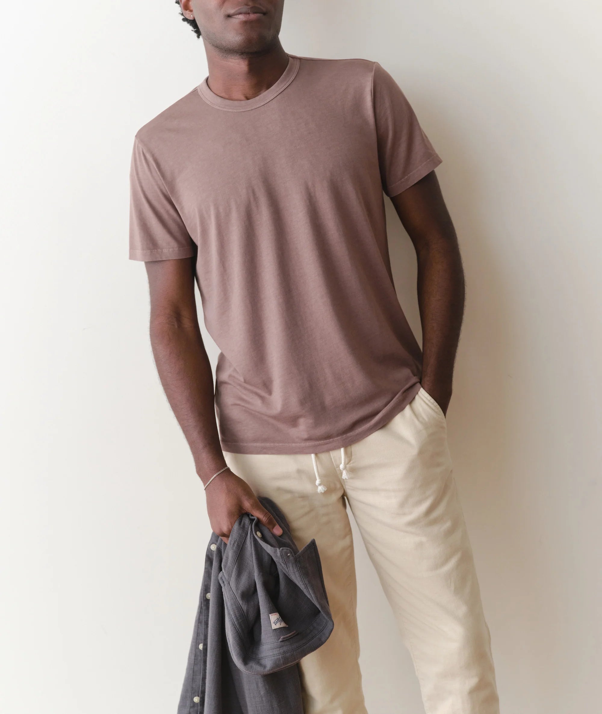 Signature Sea Change Crew Tee - Coffee Quartz