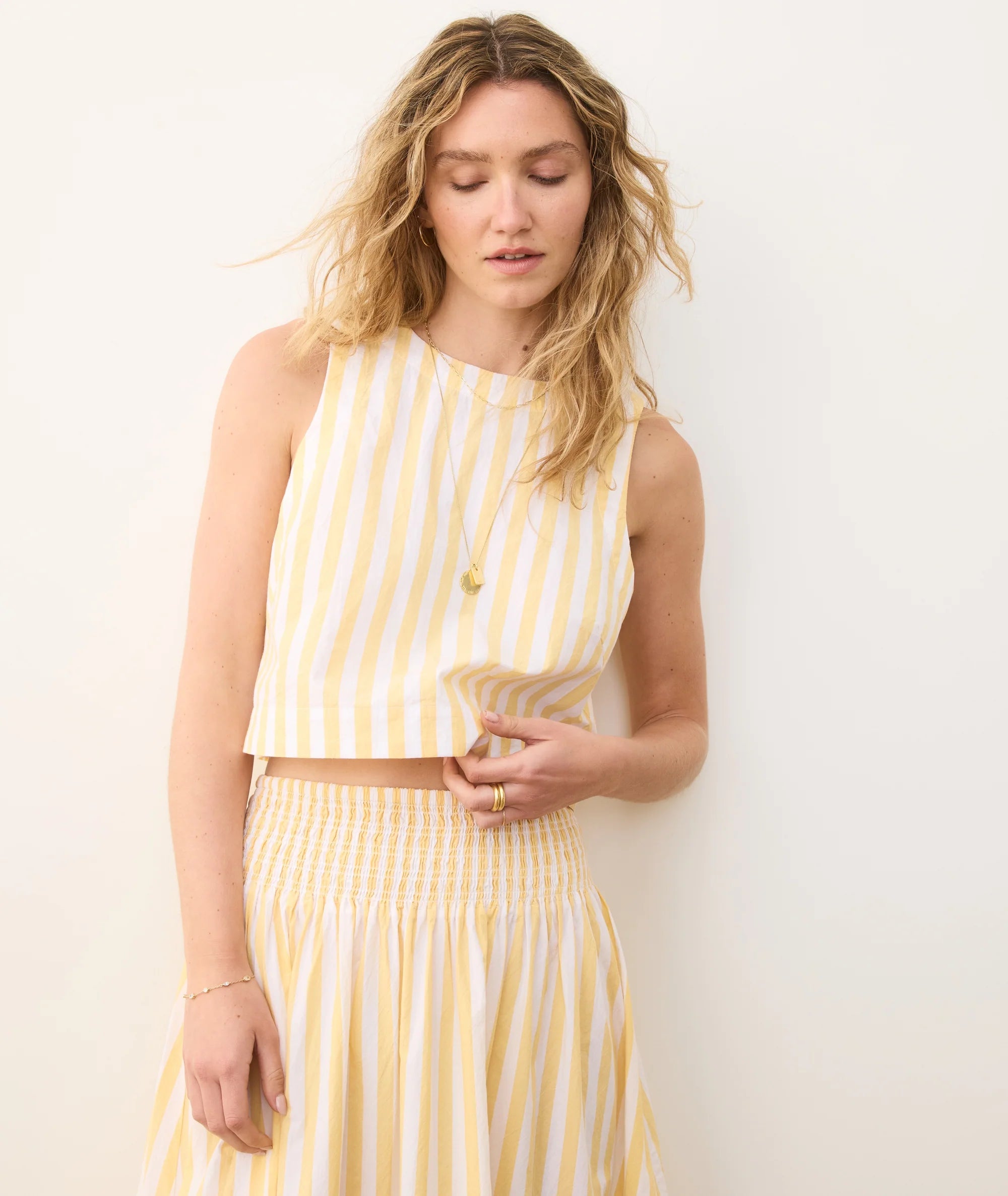 Quinn Poplin Tank