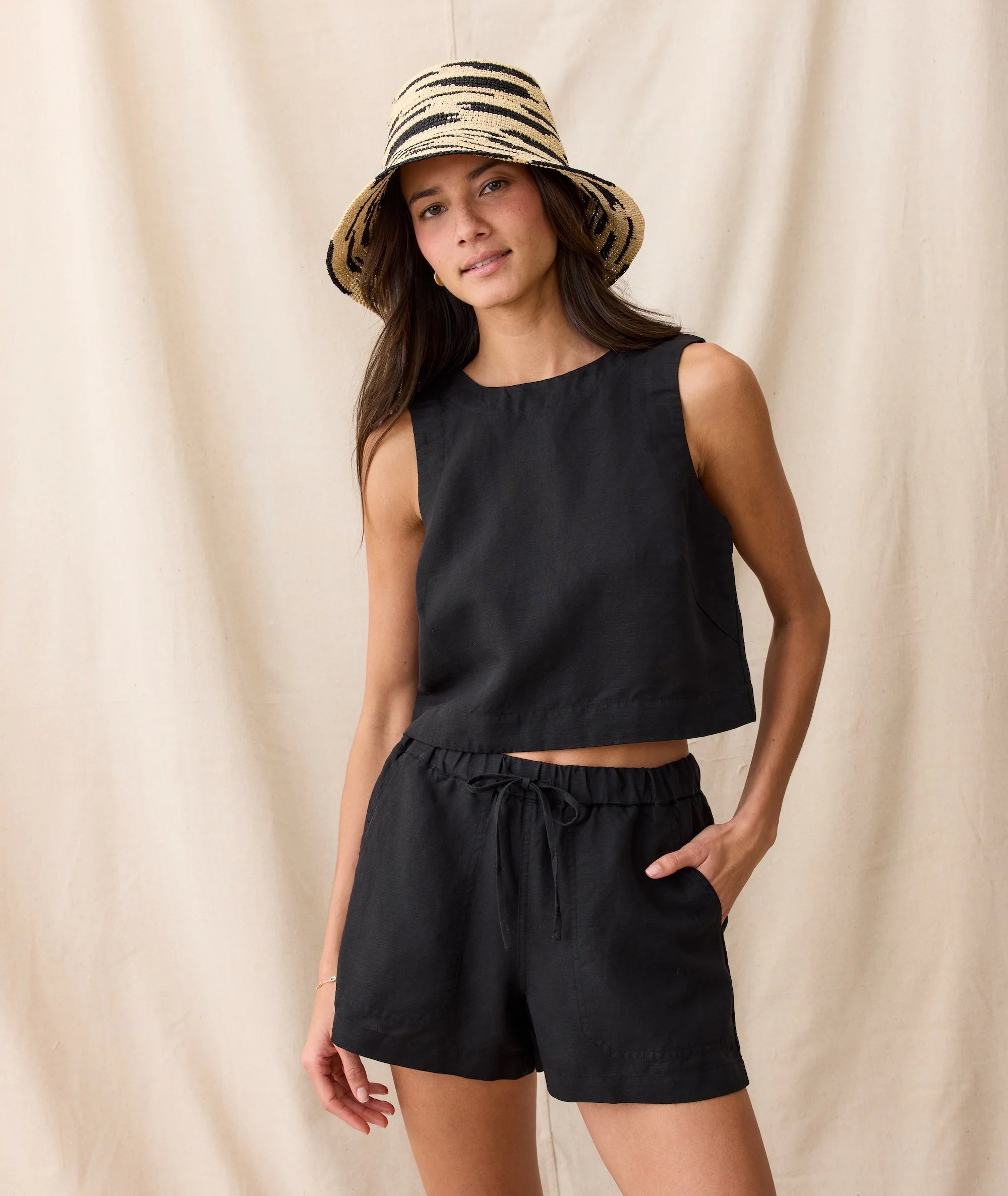 Quinn Linen Tank